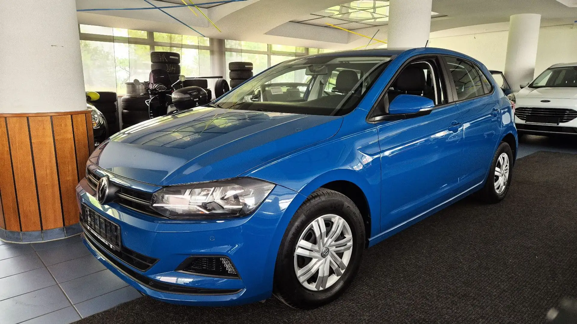 Volkswagen Polo VI Trendline/Klima/PTS/Temp/1.Hand Blau - 1