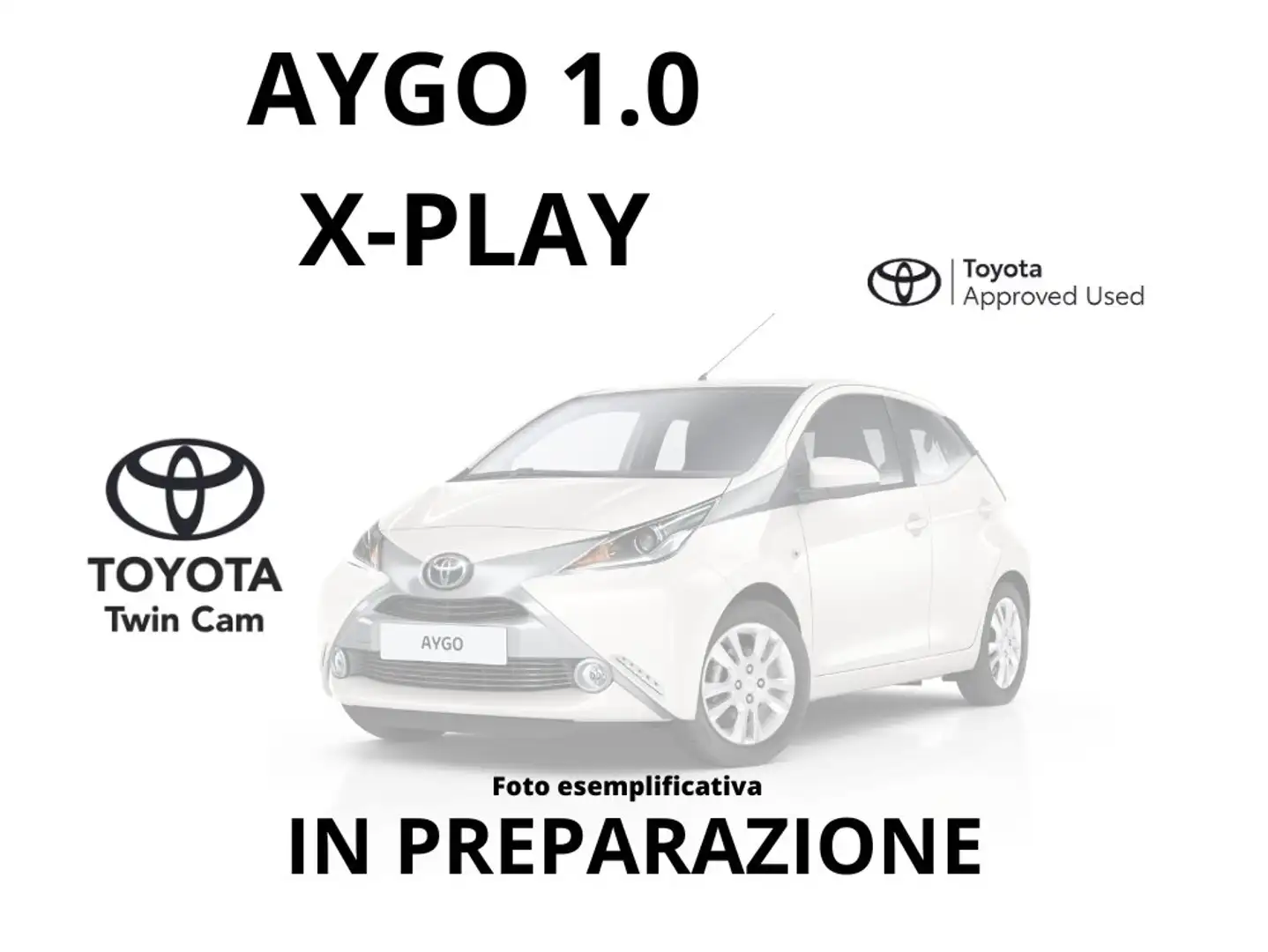 Toyota Aygo Aygo 5p 1.0 x-play 72cv Bianco - 1