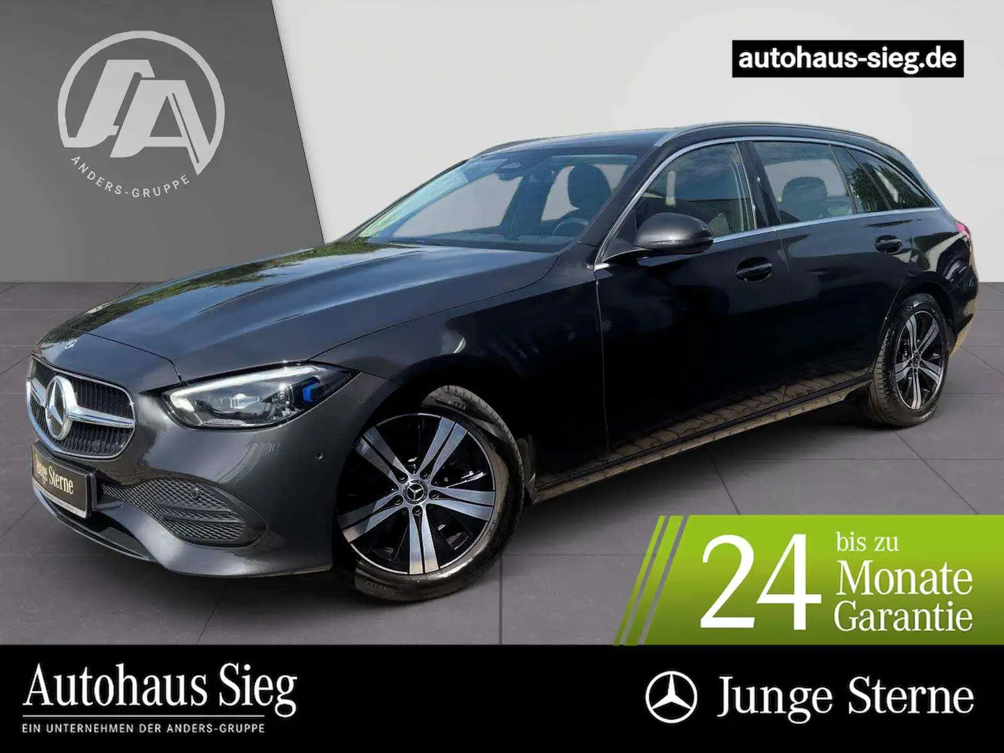 Mercedes-Benz C 200 d T Avantgarde+MBUX+DIGITAL+Kam+EASY-P+AHK Grau - 1