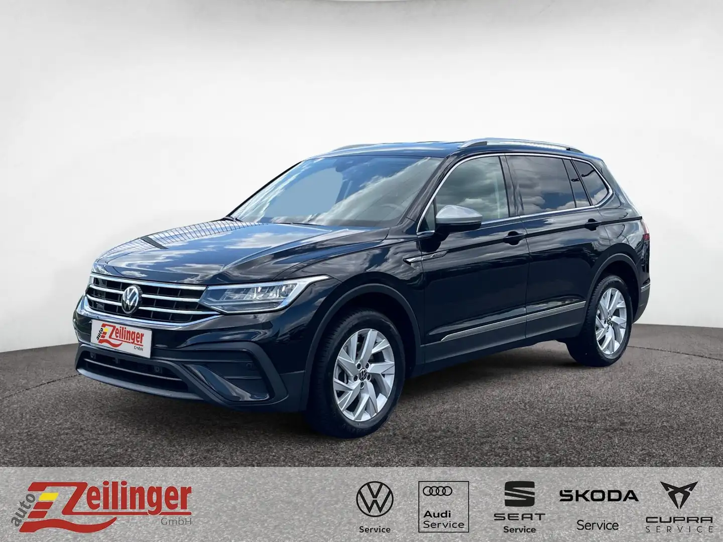 Volkswagen Tiguan Allspace Life 4Mo TDI DSG|AHK|7 S.|KAMERA Schwarz - 1