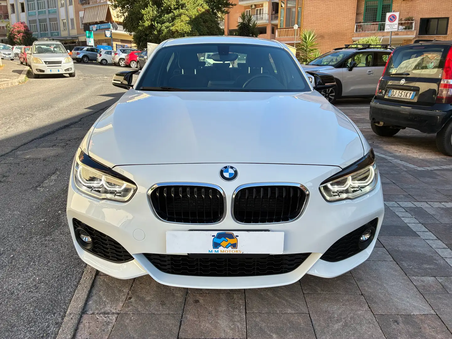 BMW 114 114d Msport 5p 95 cv Bianco - 2