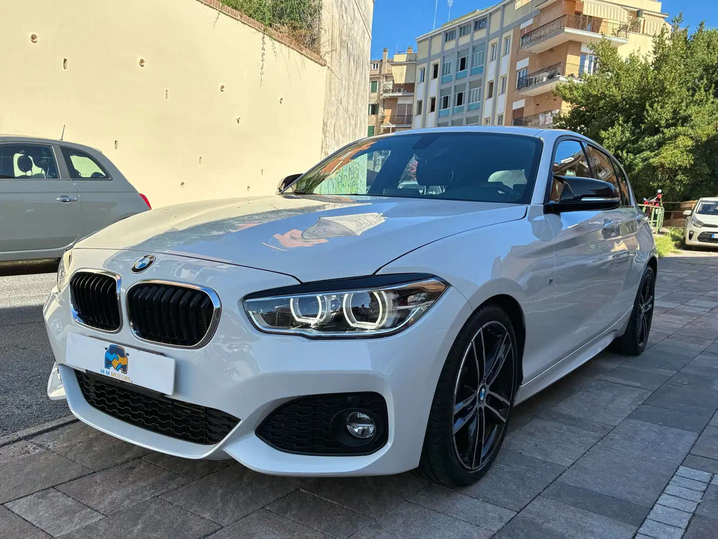 BMW 114 114d Msport 5p 95 cv Bianco - 1