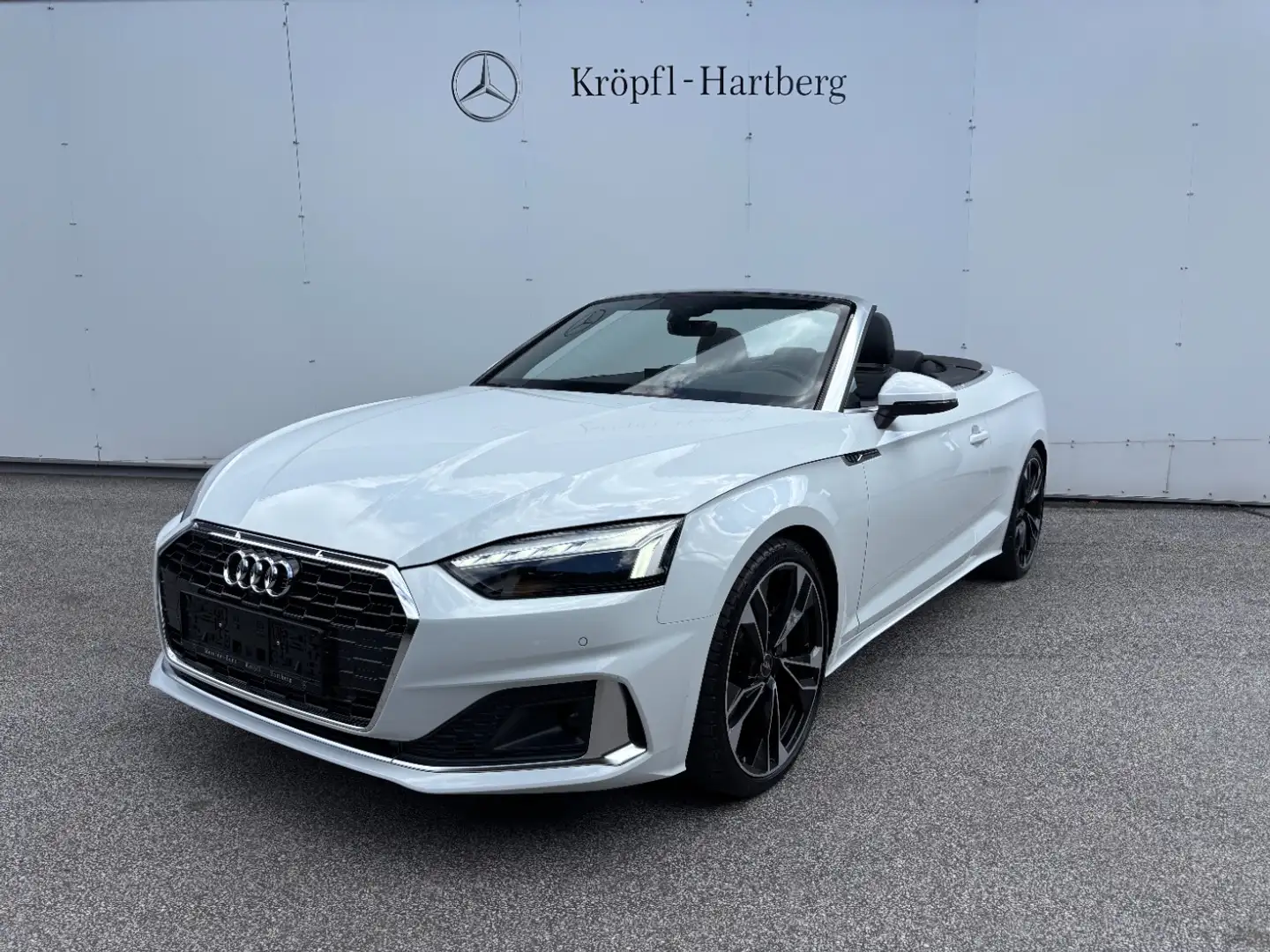 Audi A5 Cabrio 40 TFSI advanced S-tronic MMI Navi PDC Weiß - 2