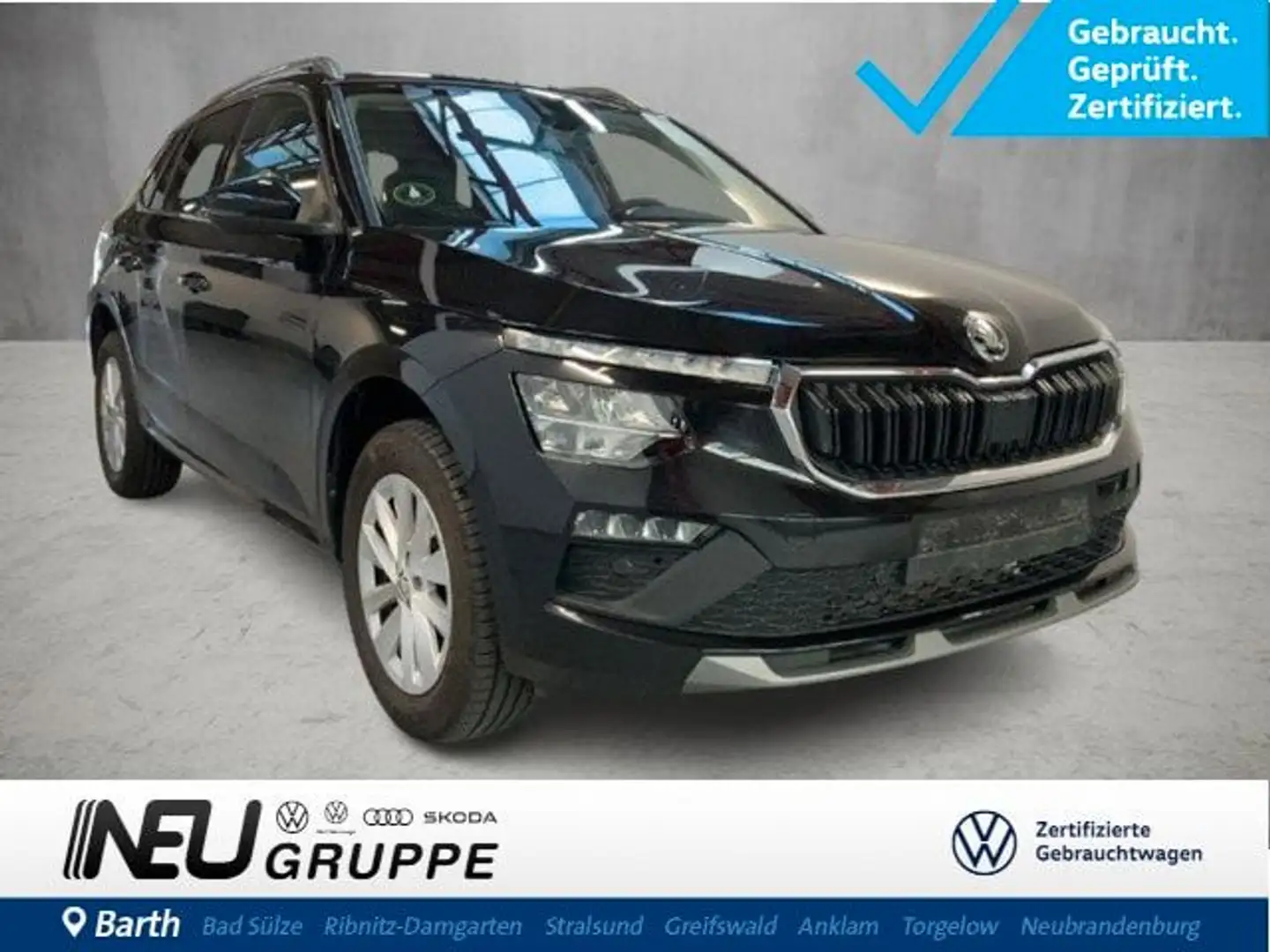 Skoda Kamiq Selection 1.0 TSI DSG ACC RFK S+LHZG Zwart - 1