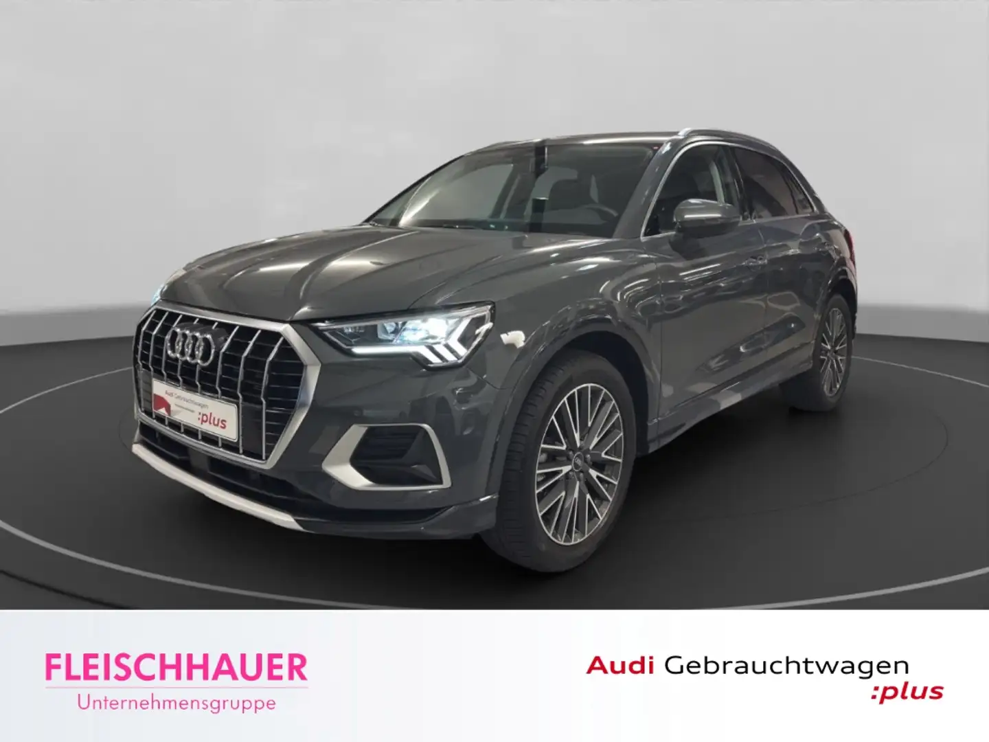 Audi Q3 35 TFSI advanced 1.5 LED+Navi+AHK+Sound+Leder+ACC+ Grau - 1