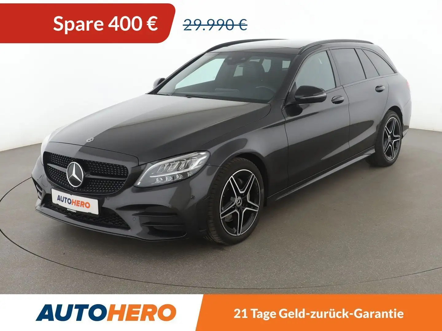 Mercedes-Benz C 220 C 220 d T Night Edition AMG Line Aut.*LED*ACC*CAM* Grau - 1