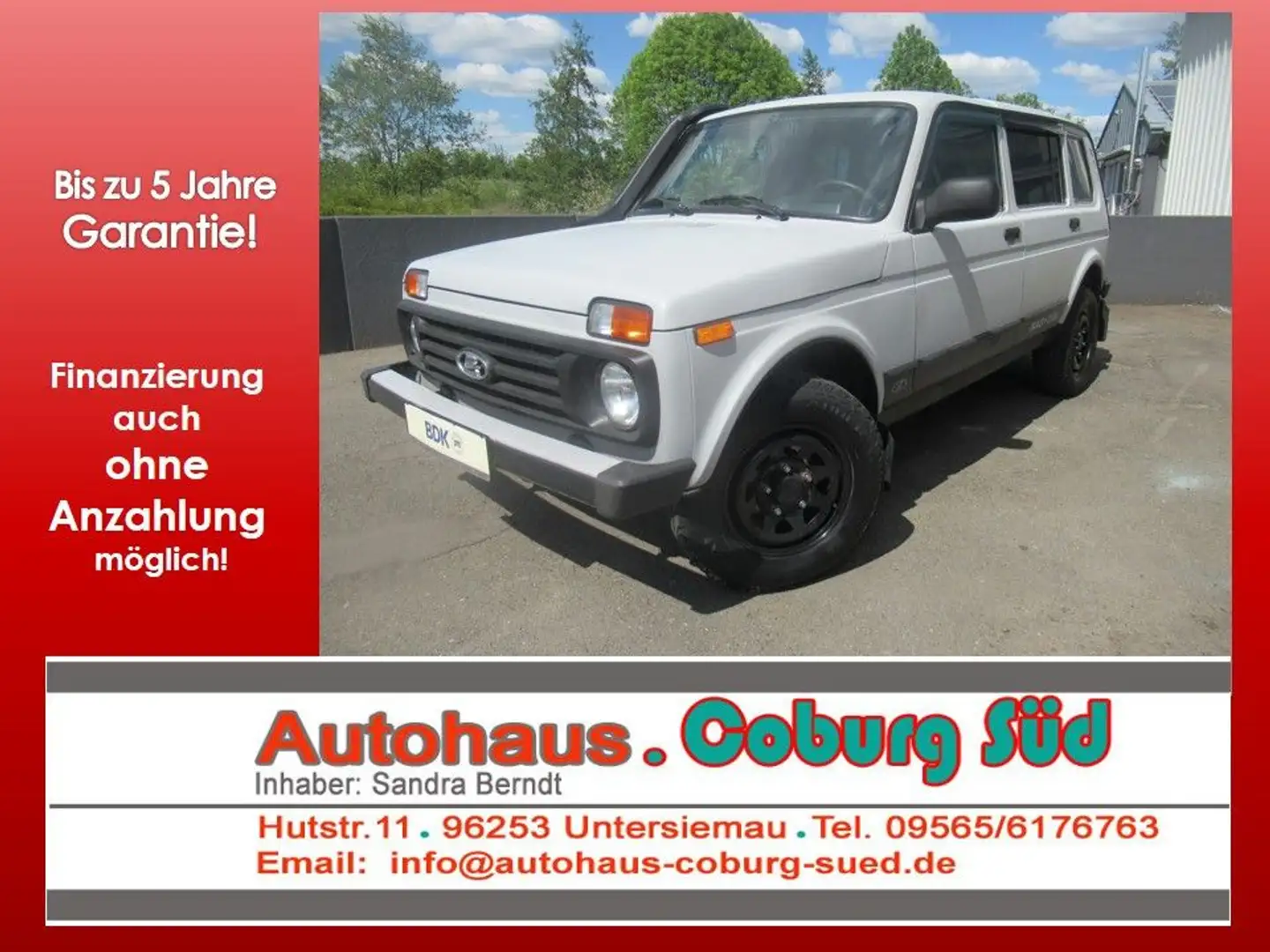 Lada Niva 4x4 lang 5-türig RAPTOR 1490kg AHK SCHNORCH Gris - 1