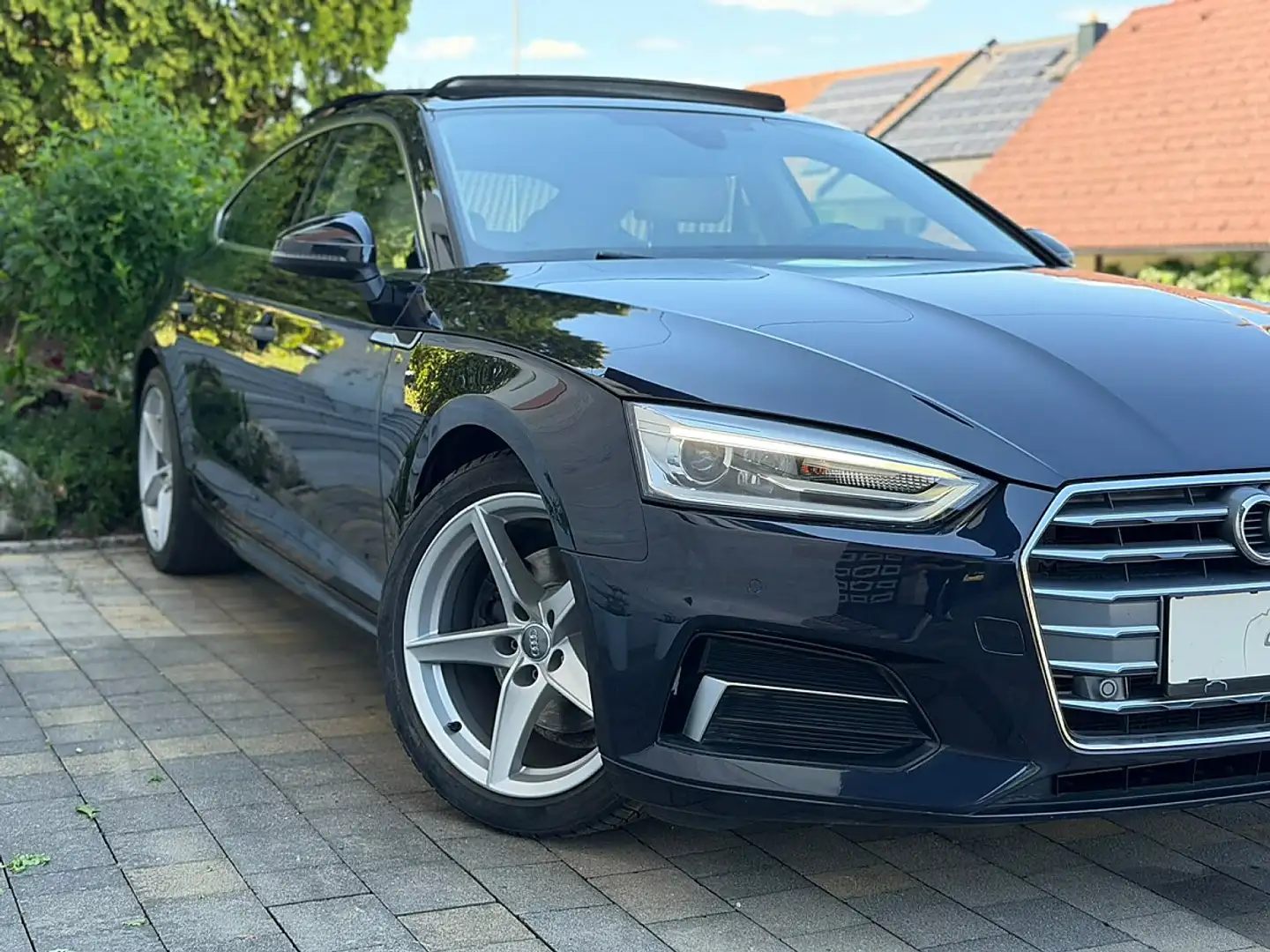 Audi A5 SB sport 2,0 TDI S-tronic Blau - 2