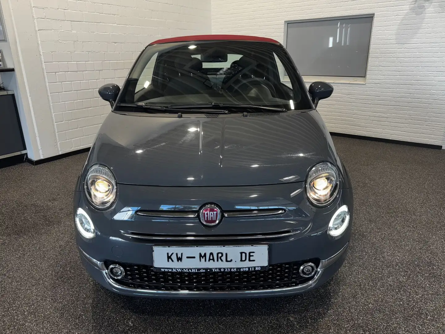 Fiat 500C STAR AUTOM.NAVI KLIMAAUTO PDC TEILLEDER Grau - 2