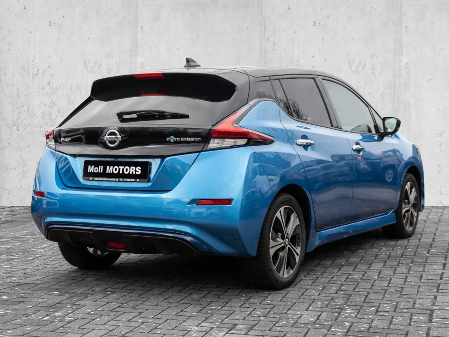 Nissan Leaf ZE1 Navi Apple CarPlay Android Auto Klimaautom DAB Bleu - 2