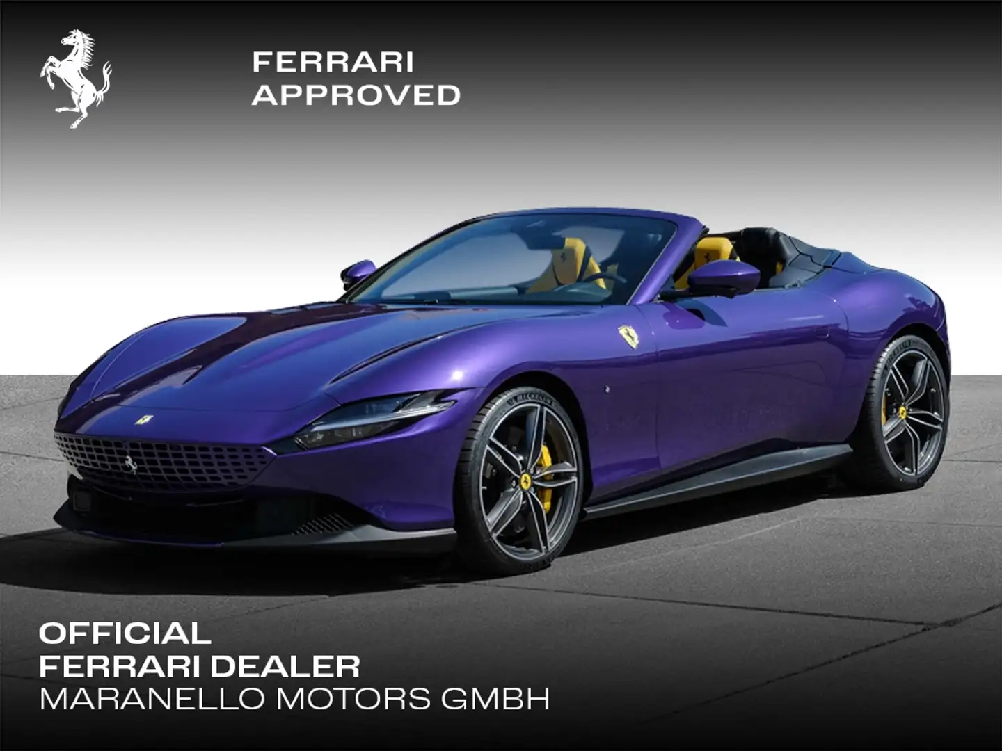 Ferrari Roma Spider *Carbon+LED*MagneRide*Passenger-Display* Violett - 1