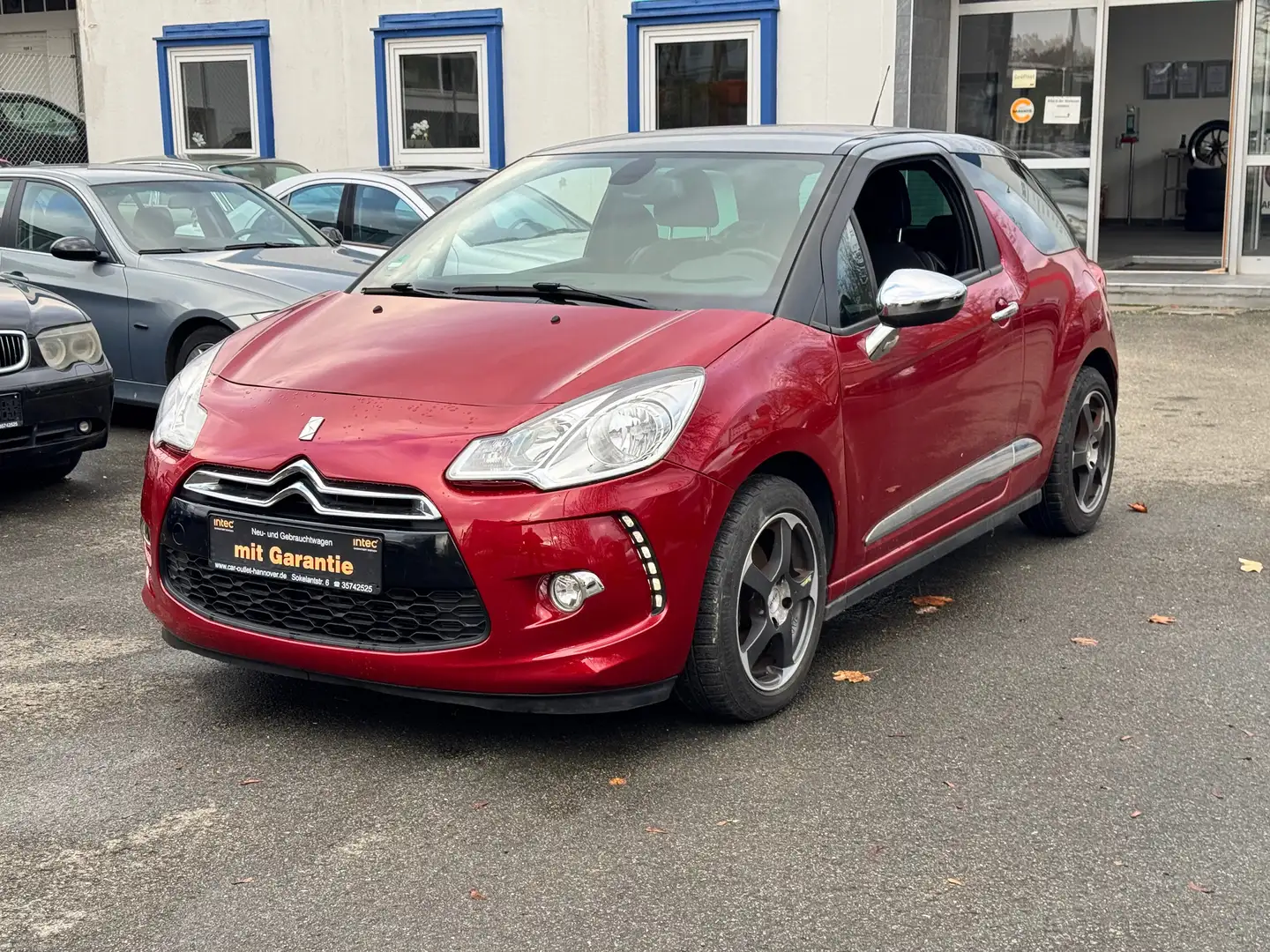 Citroen DS3 SoChic Temp. Isofix Klima AUX Lichtsensor TÜV Piros - 2
