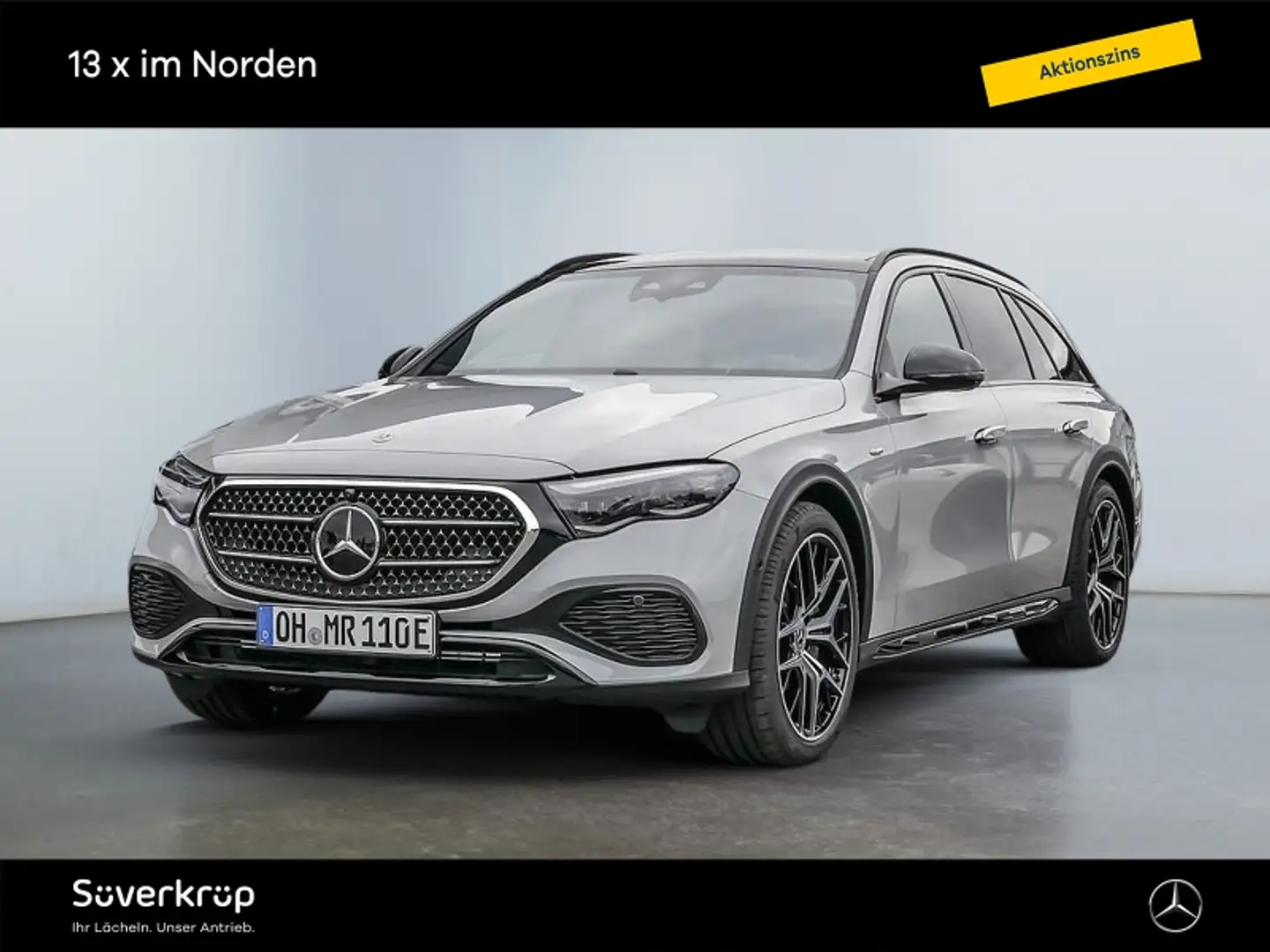 Mercedes-Benz E 300 de T 4M All-Terrain BURM AVANTGARDE NIGHT Šedá - 2