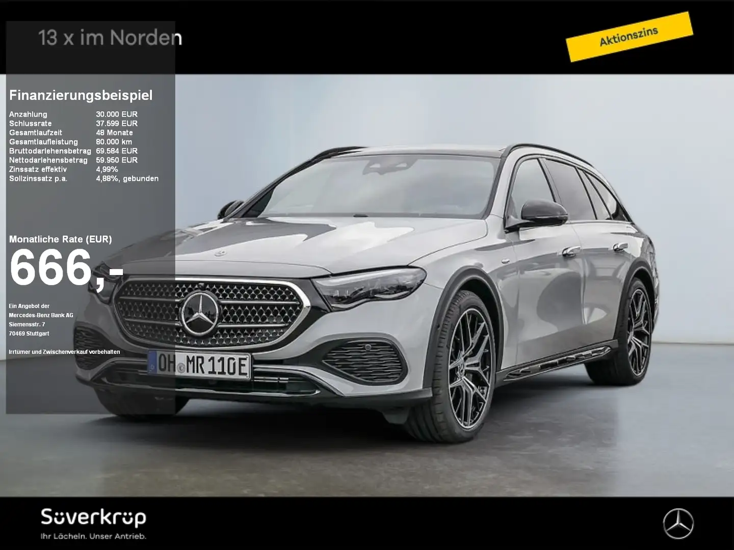 Mercedes-Benz E 300 de T 4M All-Terrain BURM AVANTGARDE NIGHT Сірий - 1