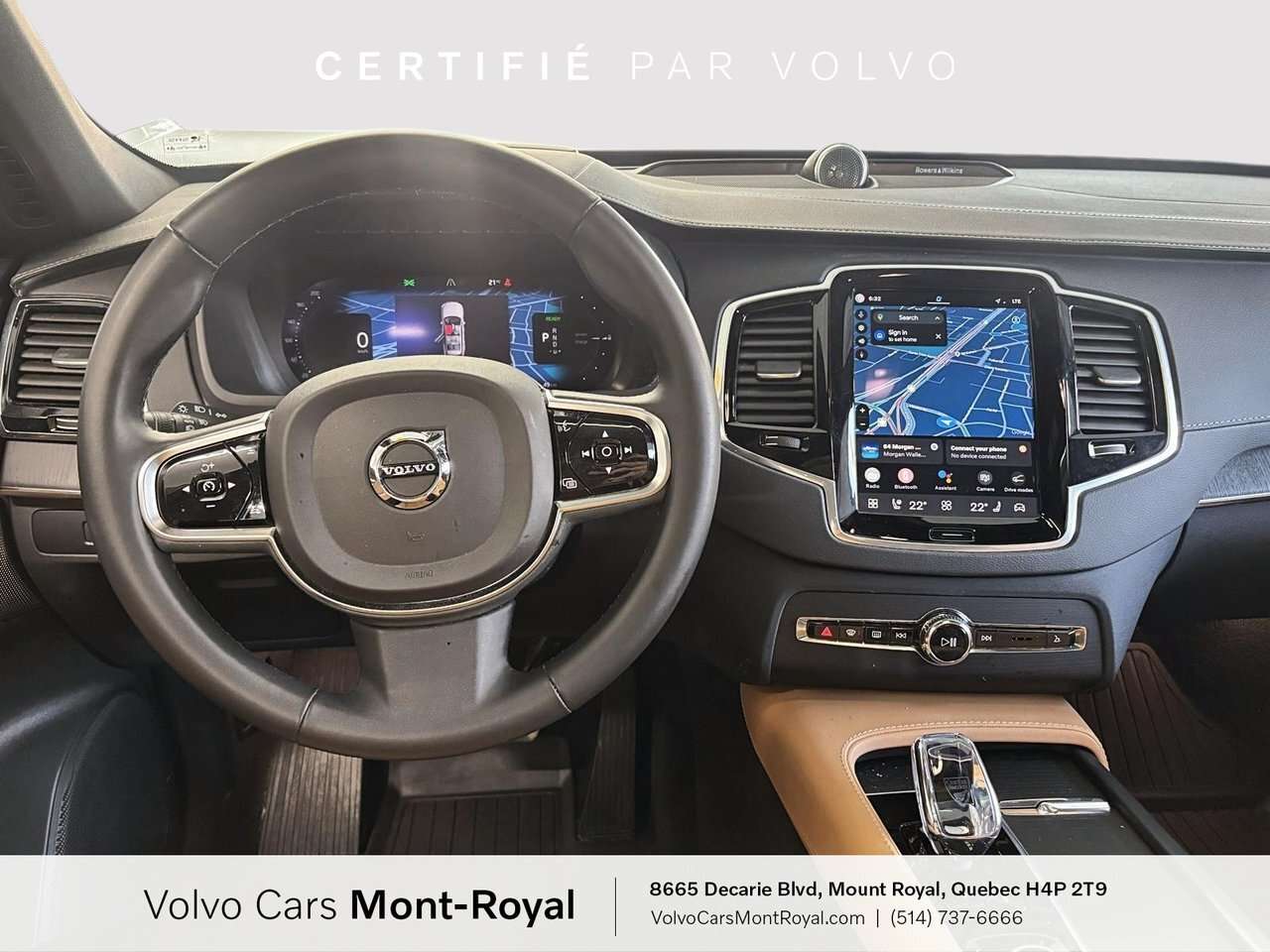 2024 Volvo XC90 Ultimate Bright Theme Plug-In Hybrid T8 BOWERS & W thumb 10