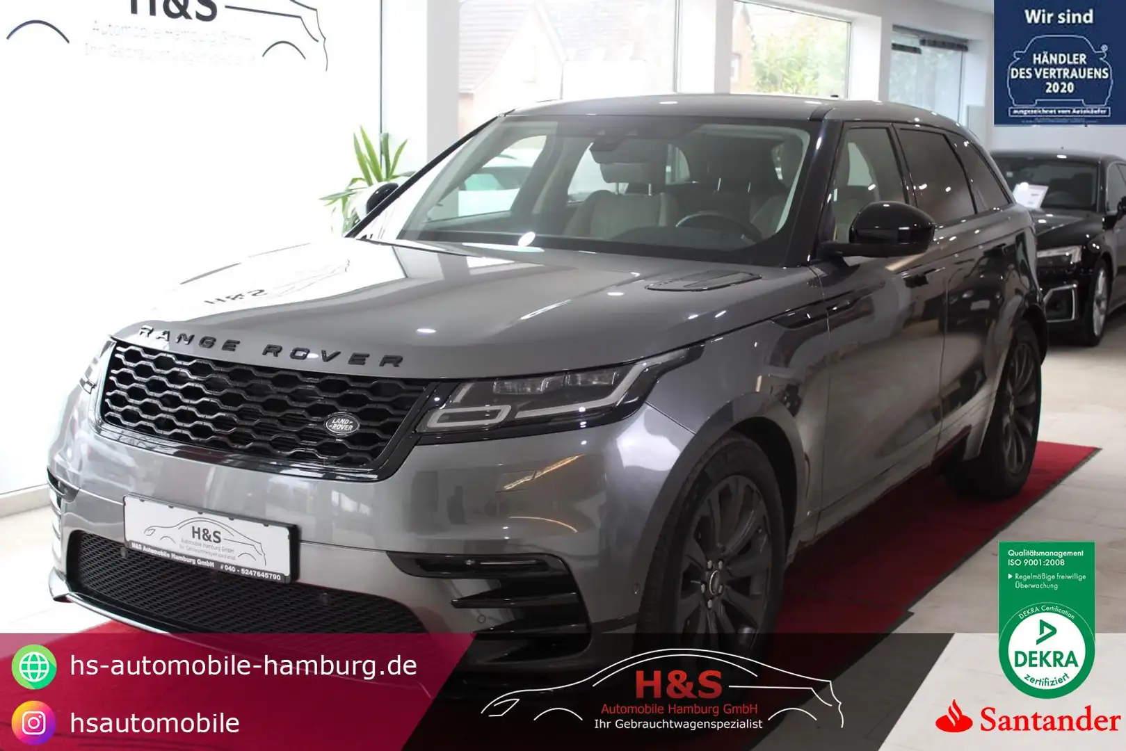 Land Rover Range Rover Velar R-Dynamic SE Leder*LED-Schweinwerfer*Navi Grau - 1