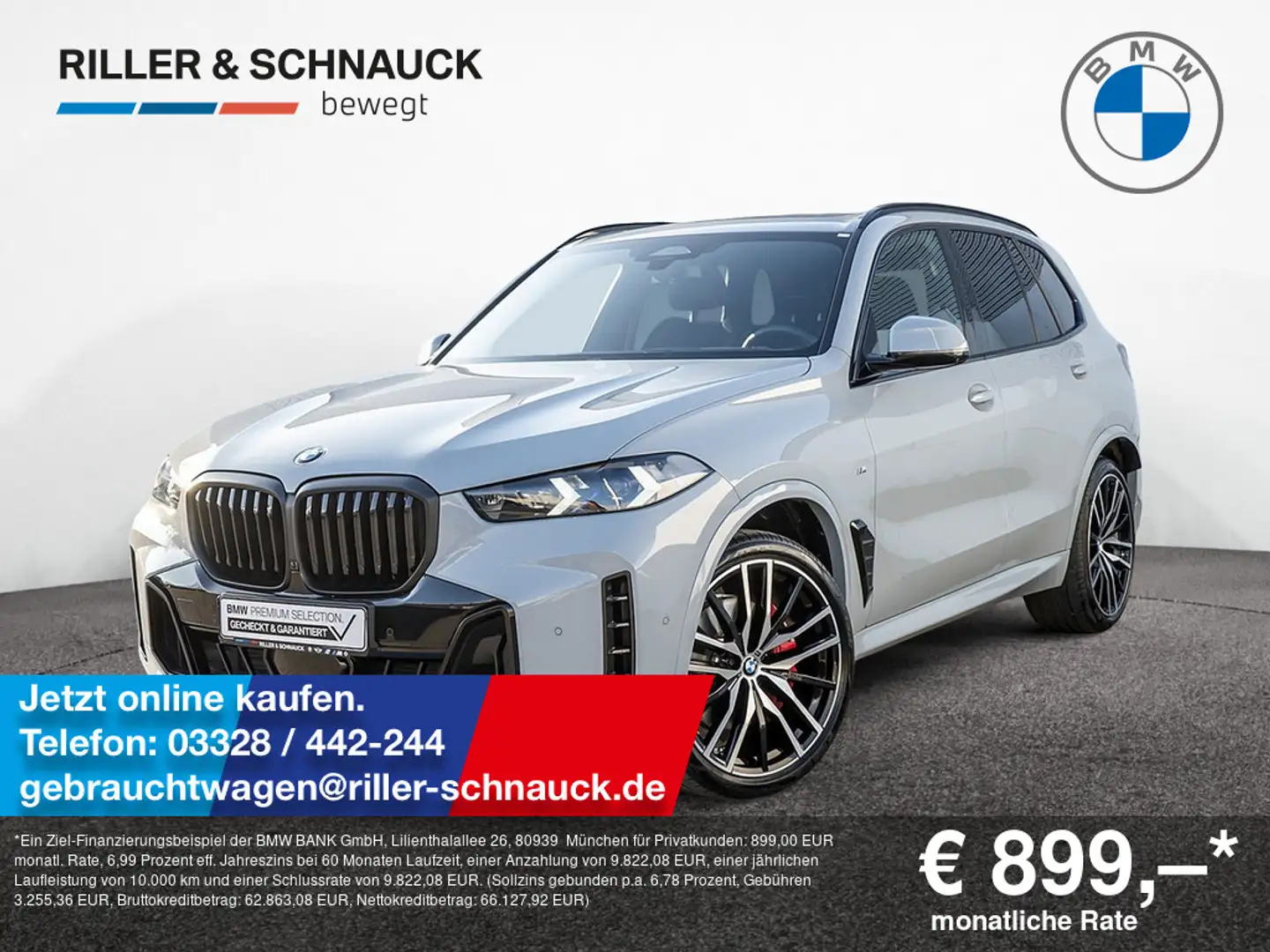 BMW X5 xDrive 30d M-Sport Pro 22 ZOLL+AHK+PANO+HK Grau - 1