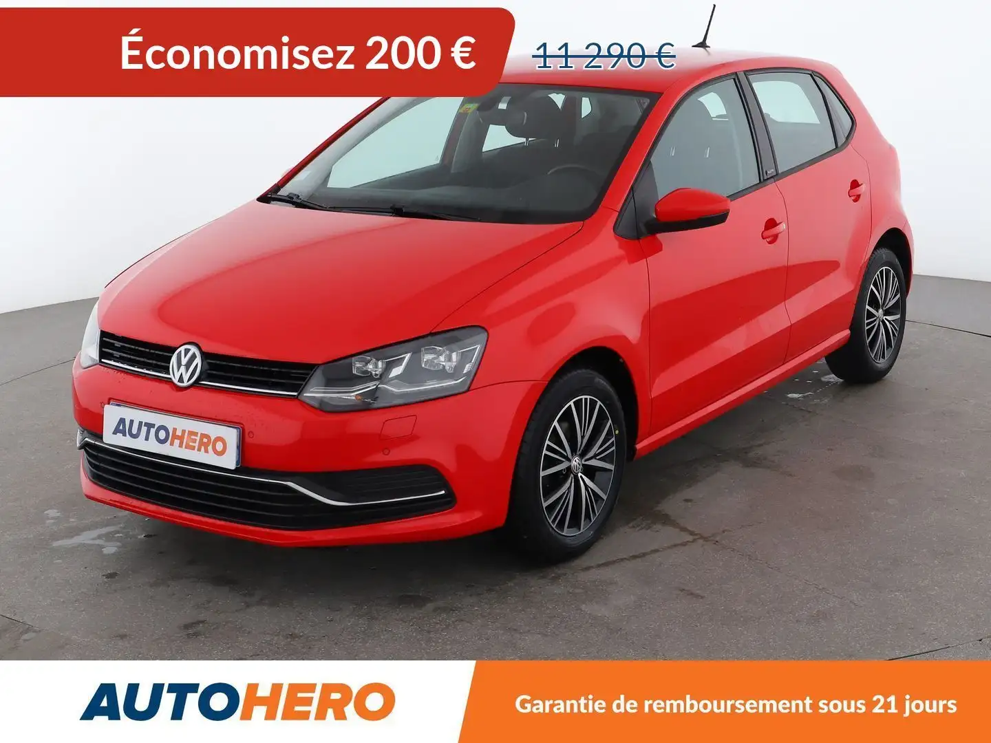 Volkswagen Polo 1.2 TSI BlueMotion Tech Allstar Rouge - 1