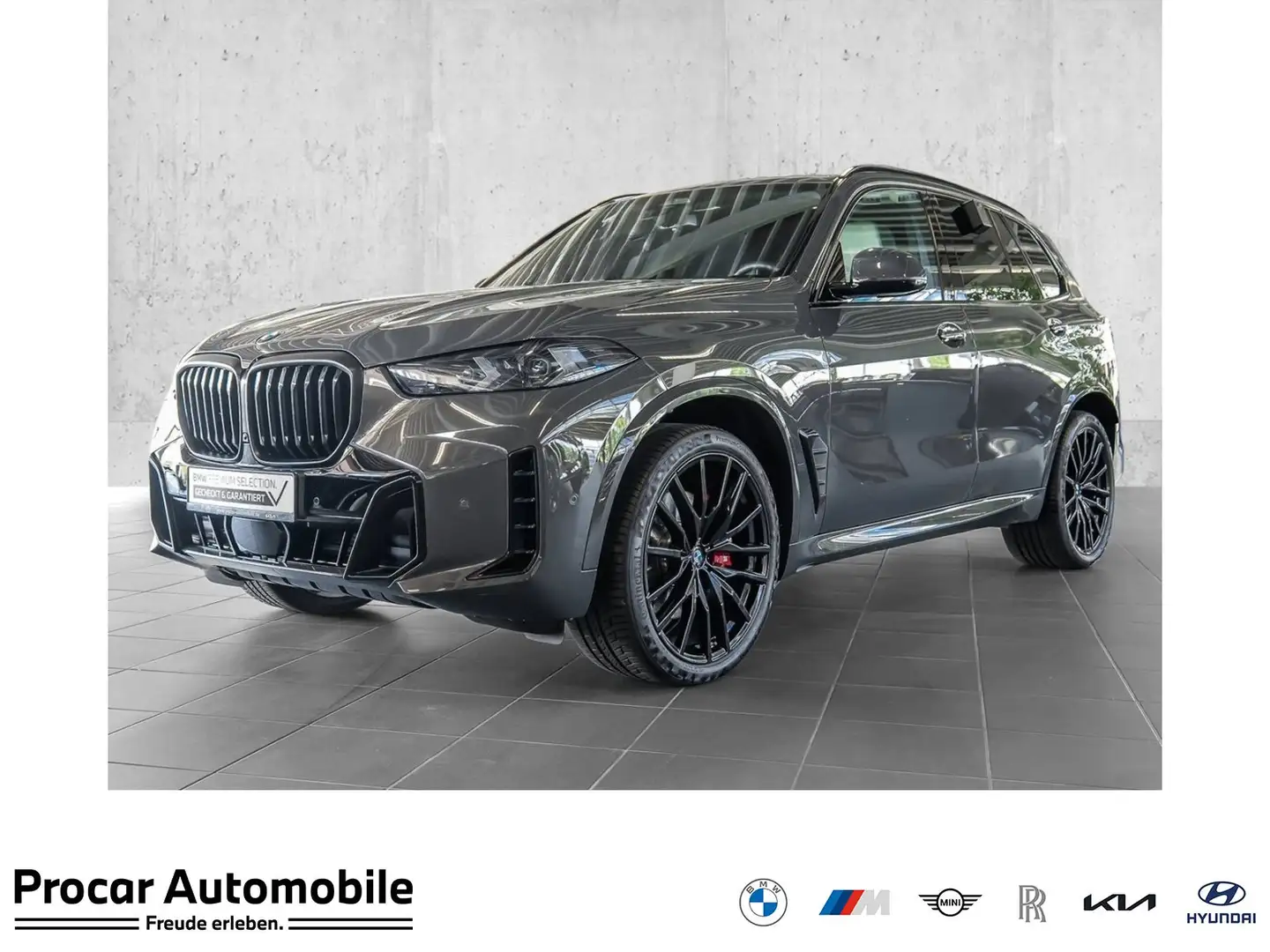BMW X5 xDrive40d M Sport RFK NAVI Standh. LED DAB Grau - 1