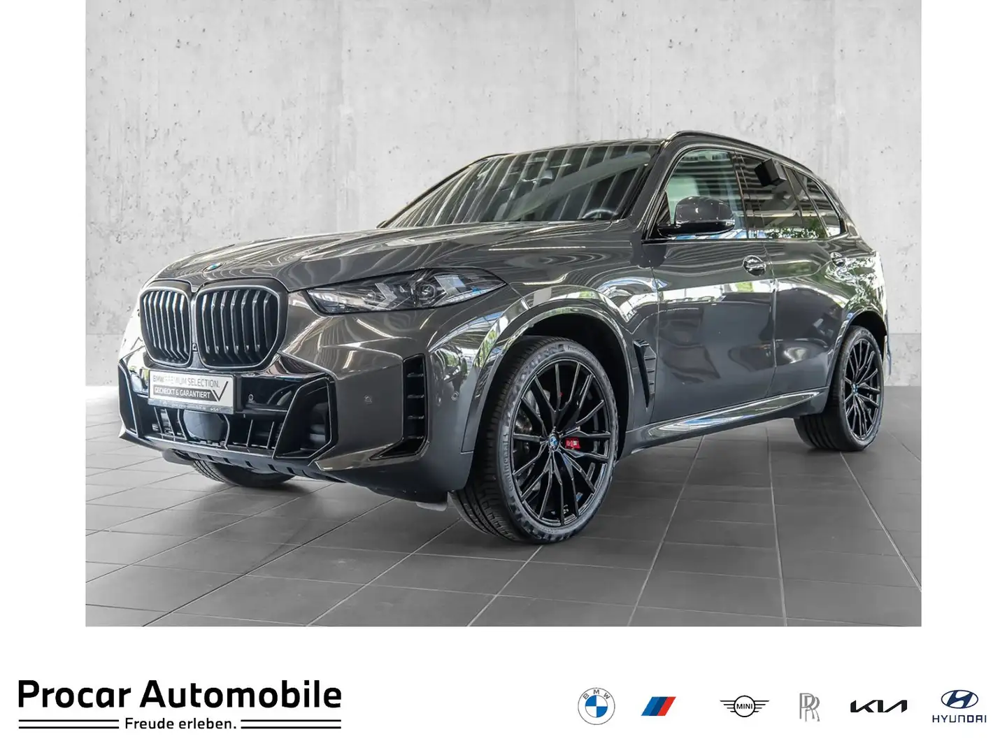 BMW X5 xDrive40d M Sport RFK NAVI Standh. LED DAB Grau - 1