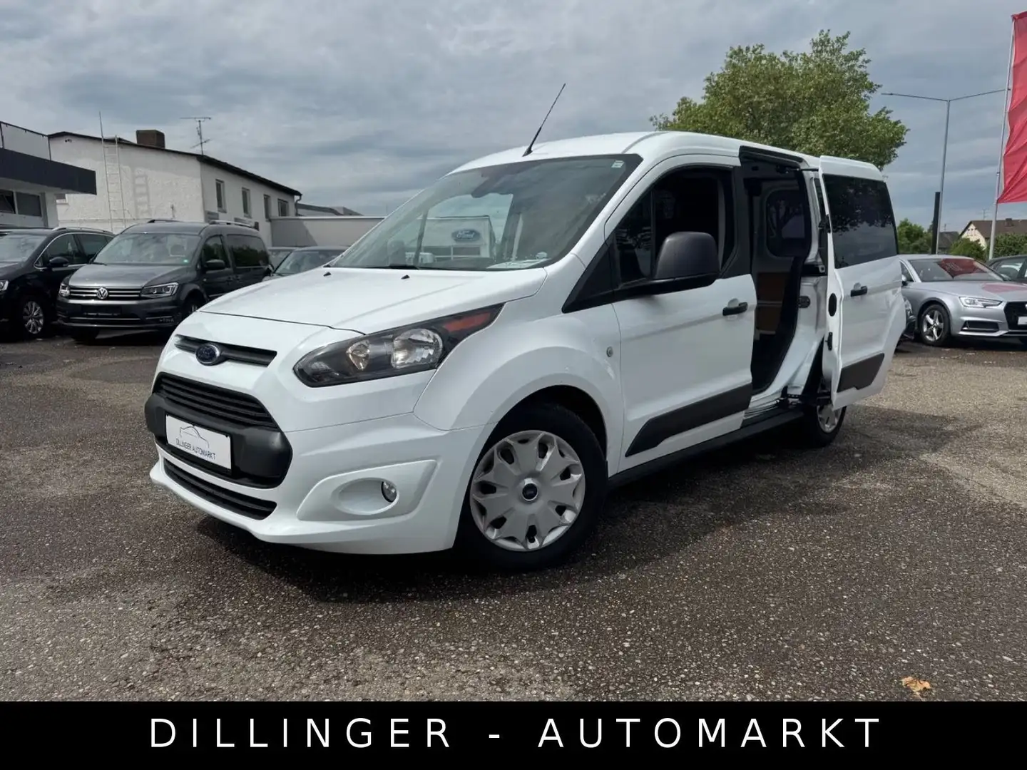Ford Transit Connect 1.5 TDCi AUTOMATIK 3-Sitze Klima Weiß - 1