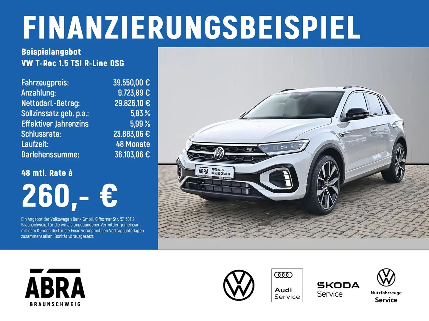 Volkswagen T-Roc 1.5 TSI R-Line DSG TAGESZULASSUNG Grau - 2
