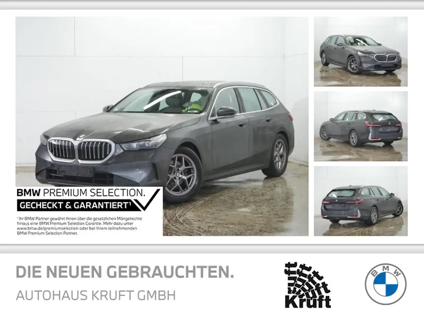 BMW 520 d Touring PANO+STANDHZ+KOMFORTSITZ+DAP+PAP Gris - 1
