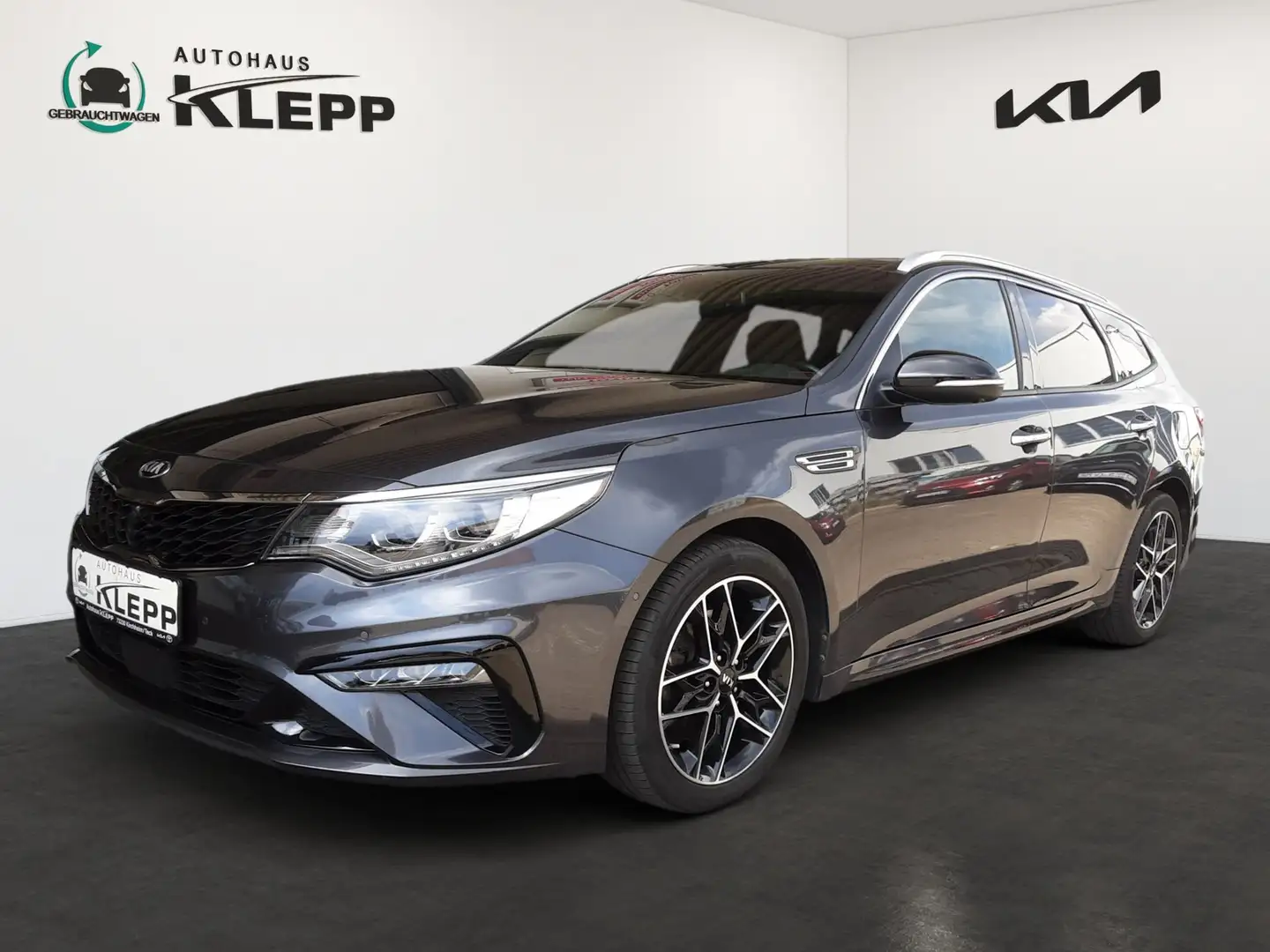 Kia Optima SW 1.6 T GT-Line DCT Tech LS Grijs - 1