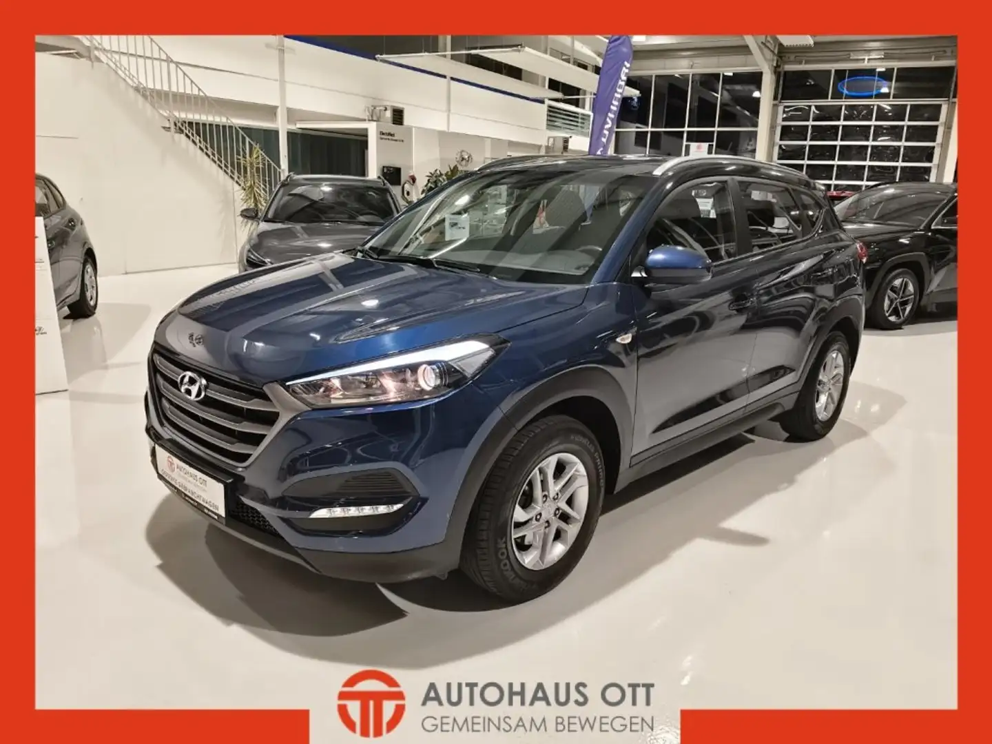 Hyundai TUCSON Comfort 1,7 CRDI 2WD Anhängerkupplung Blau - 1