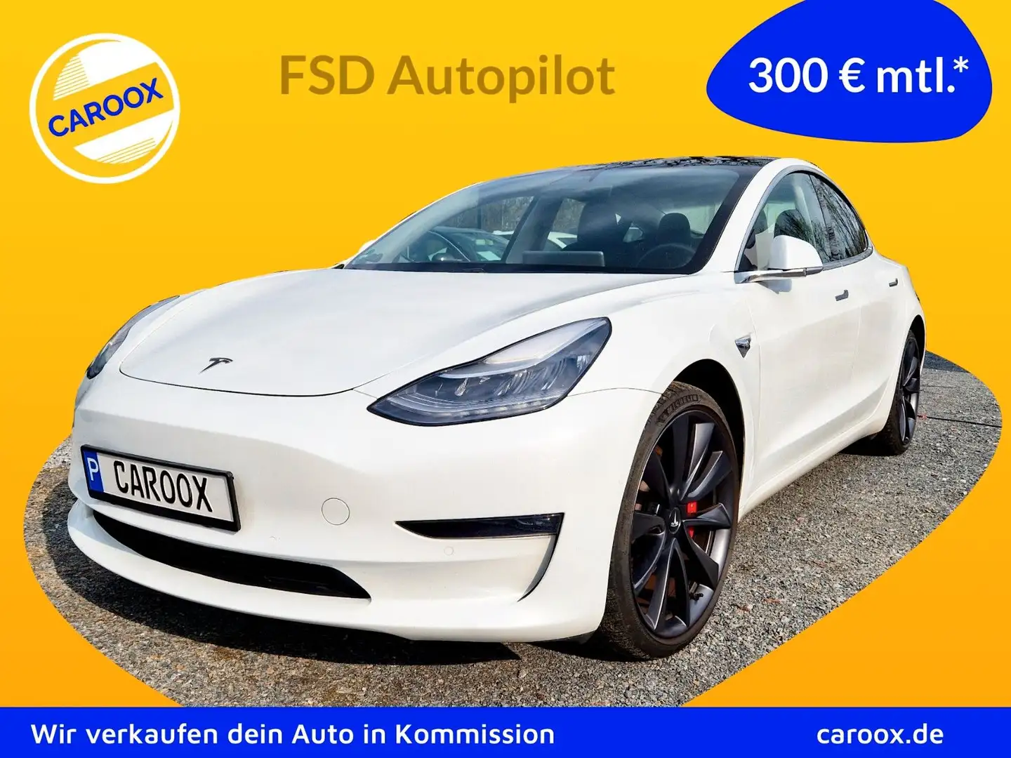 Tesla Model 3 Performance AWD FSD 8FACH 513PS Weiß - 1