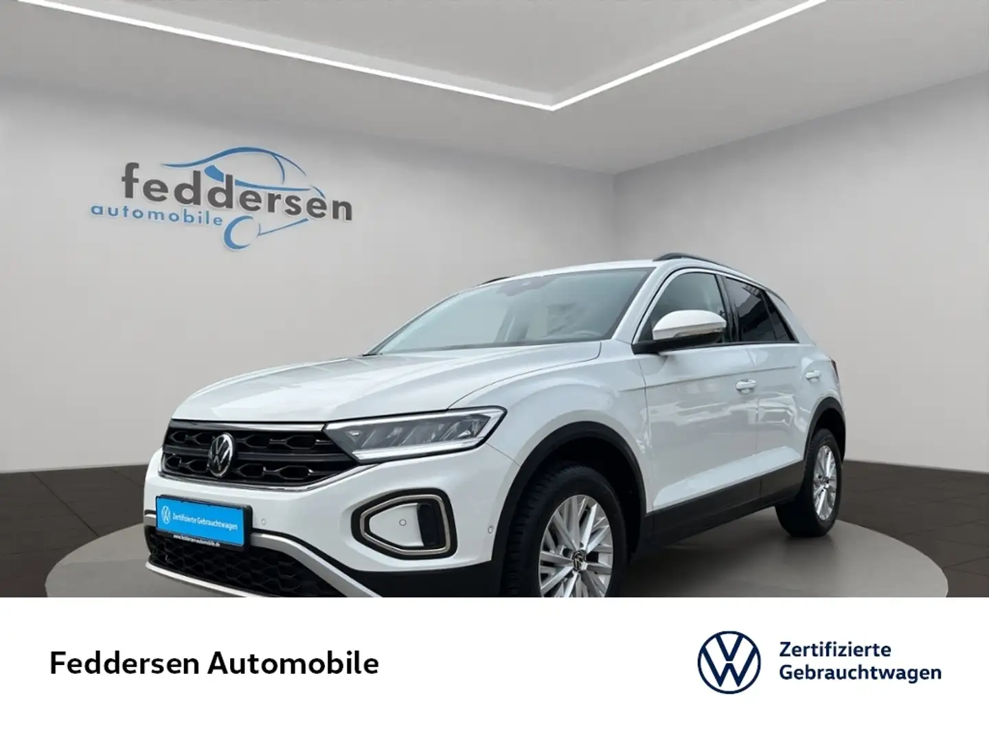 Volkswagen T-Roc Life 1.0 TSI Navi Park Assist DAB+Sitzheizung KLI Weiß - 1