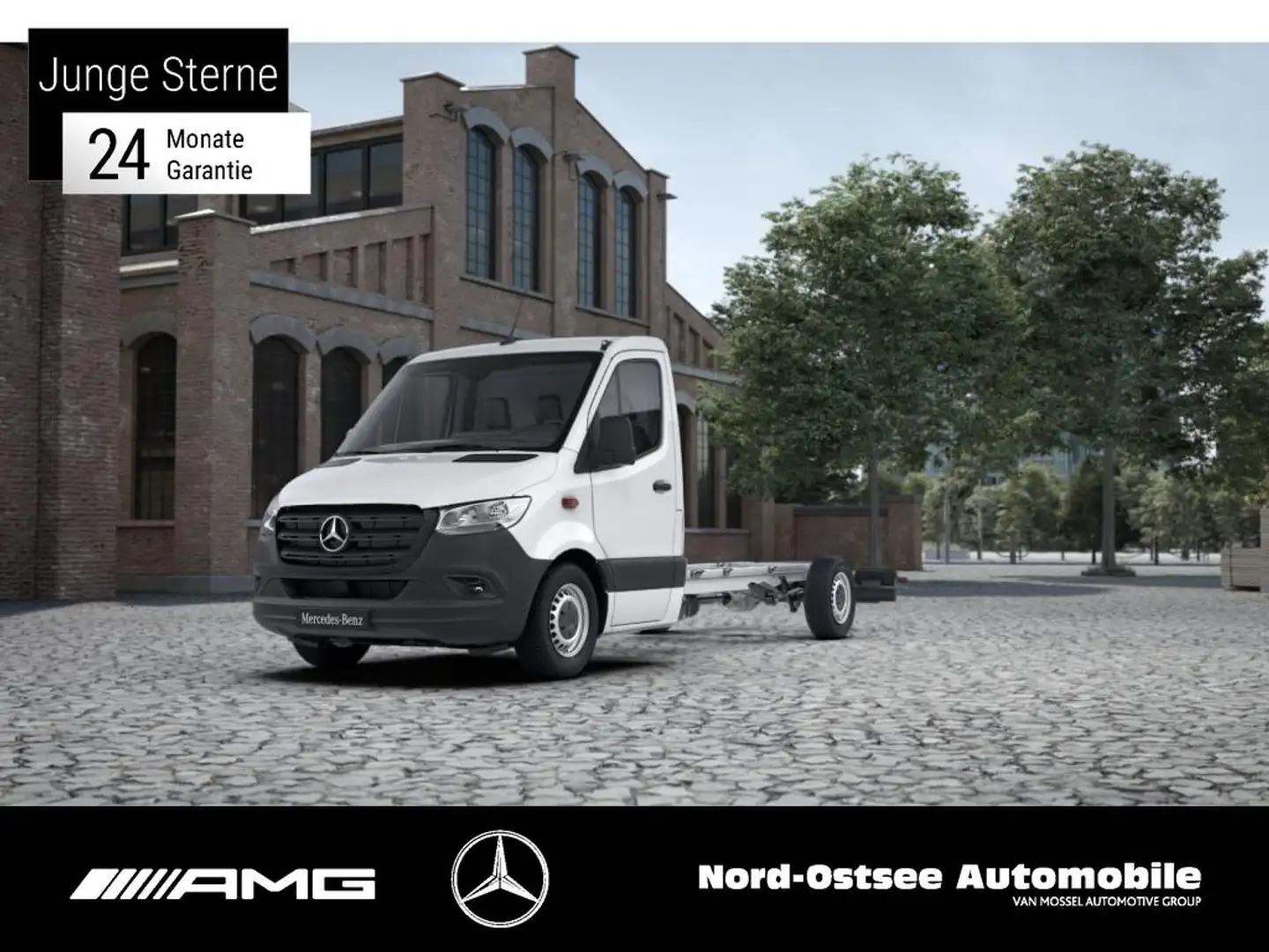 Mercedes-Benz Sprinter 317 L3 KOFFER KLIMA MBUX NAVI SHZ AHK Blanc - 1