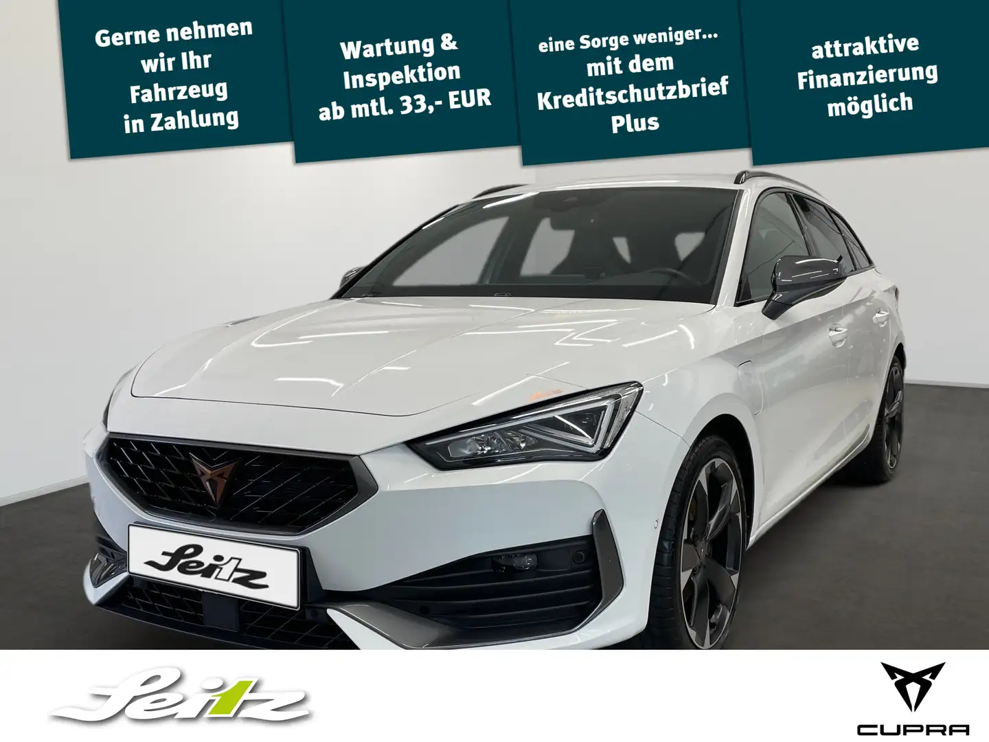 CUPRA Leon Sportstourer 1.4 TSI e-Hybrid *LED*KAMERA*NAVI* Wit - 1