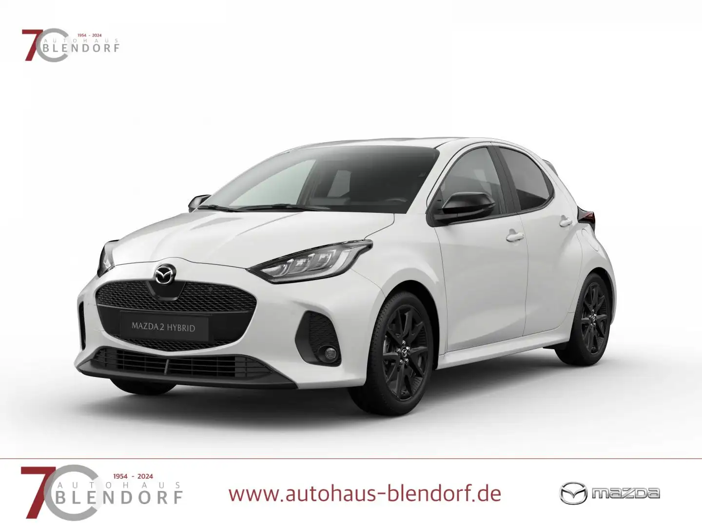 Mazda 2 Hybrid Homura LED|Kamera|Sitzheizung Wit - 1