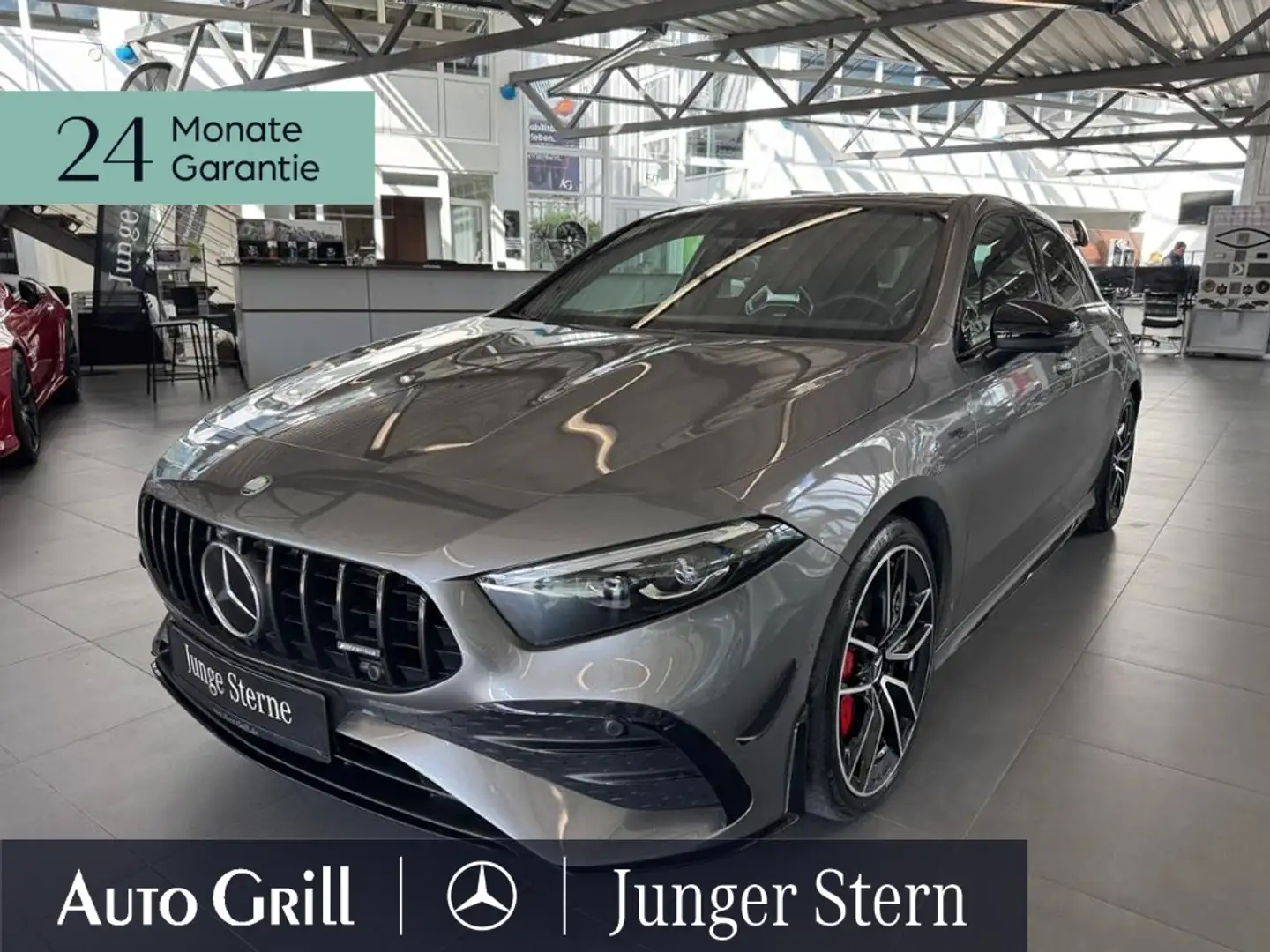 Mercedes-Benz A 35 AMG 4M Premium PerfSitz Aero RIDE Distronic Grigio - 1