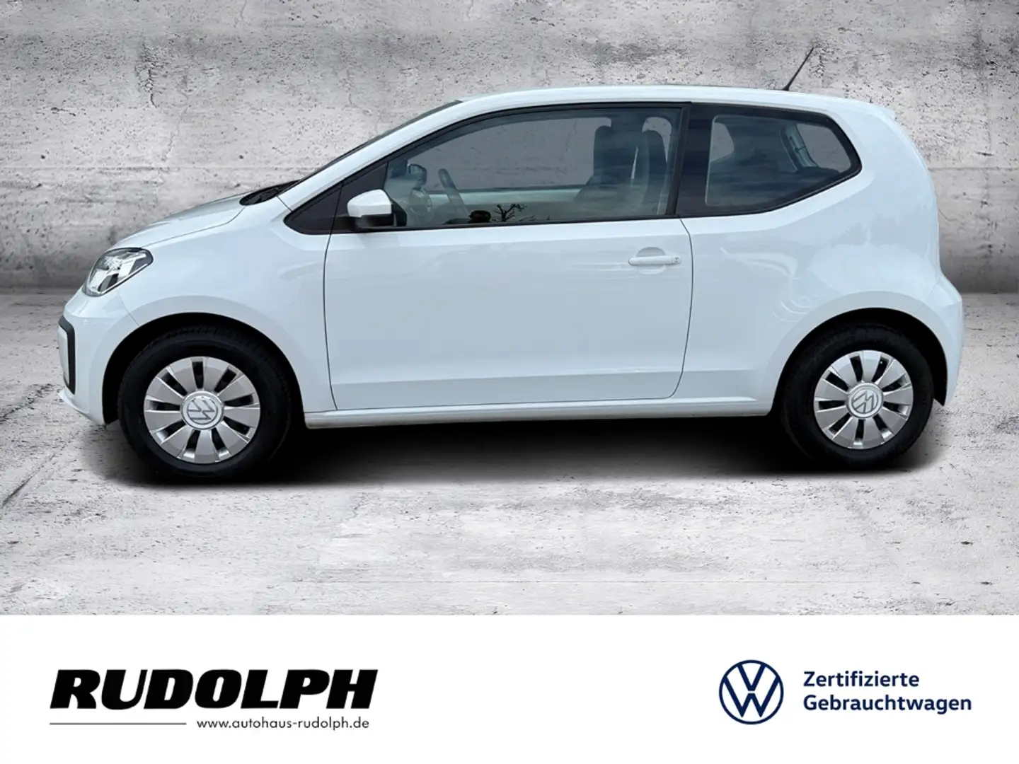 Volkswagen up! 1.0 Basis 5-Gang BT Klima DAB Maps & Dock Tagfahrl Weiß - 2