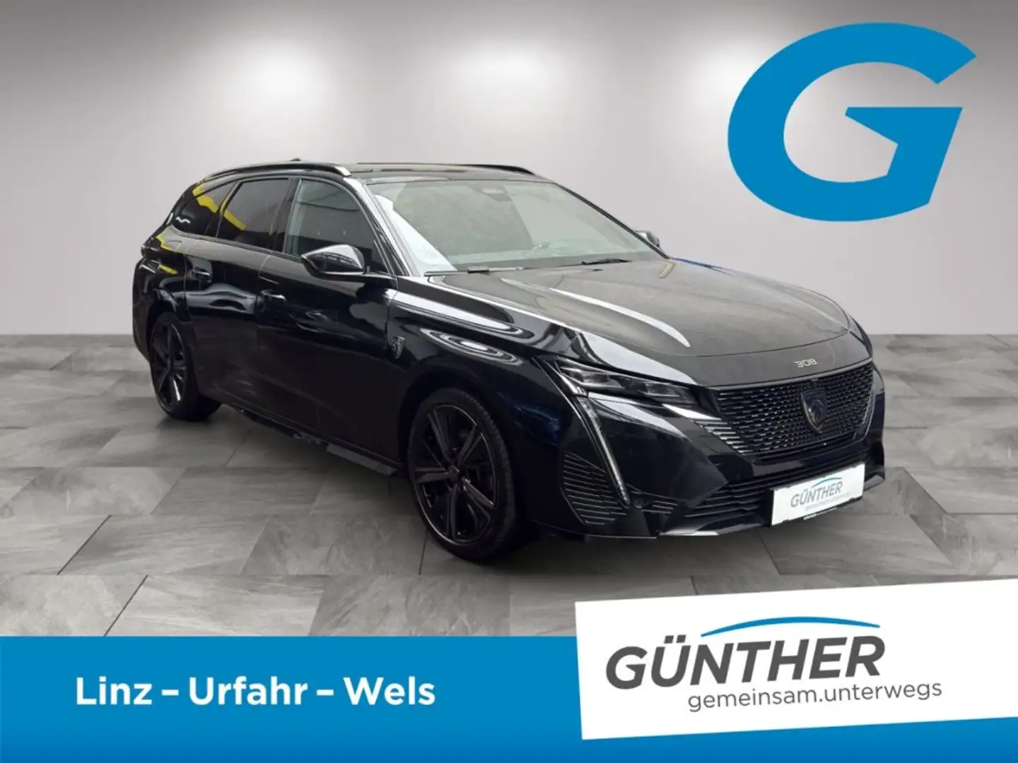 Peugeot 308 SW GT PT 130 EAT8 Schwarz - 2