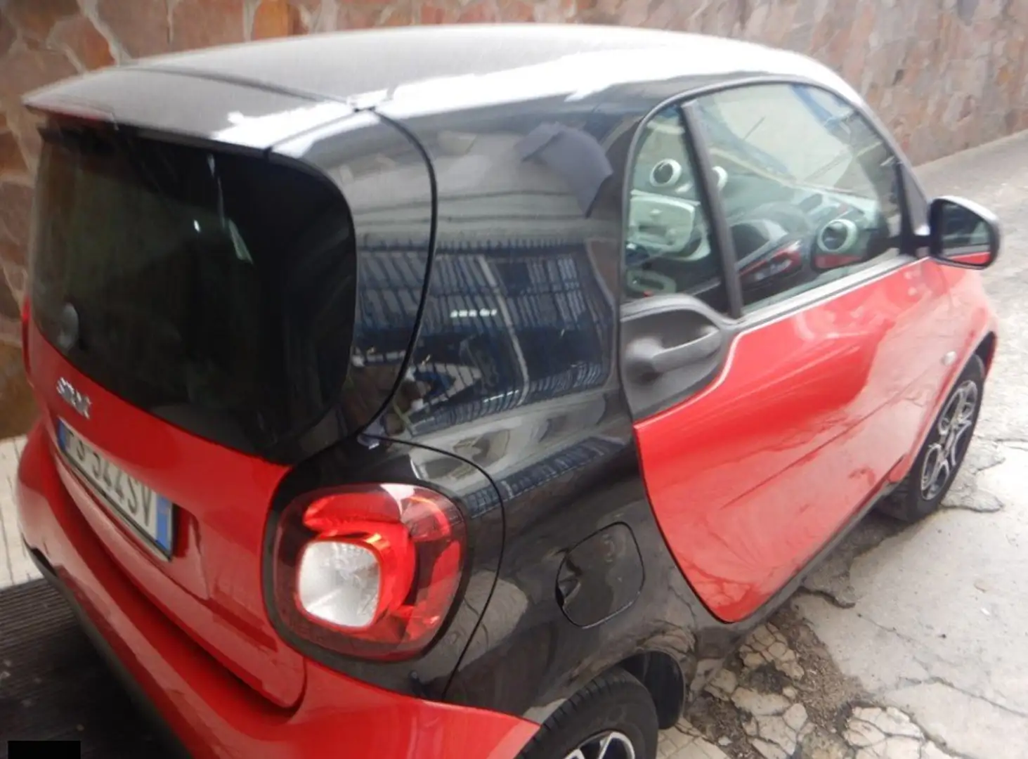 smart forTwo Fortwo 0.9 t Londongrey Passion 90cv twinamic Rot - 2