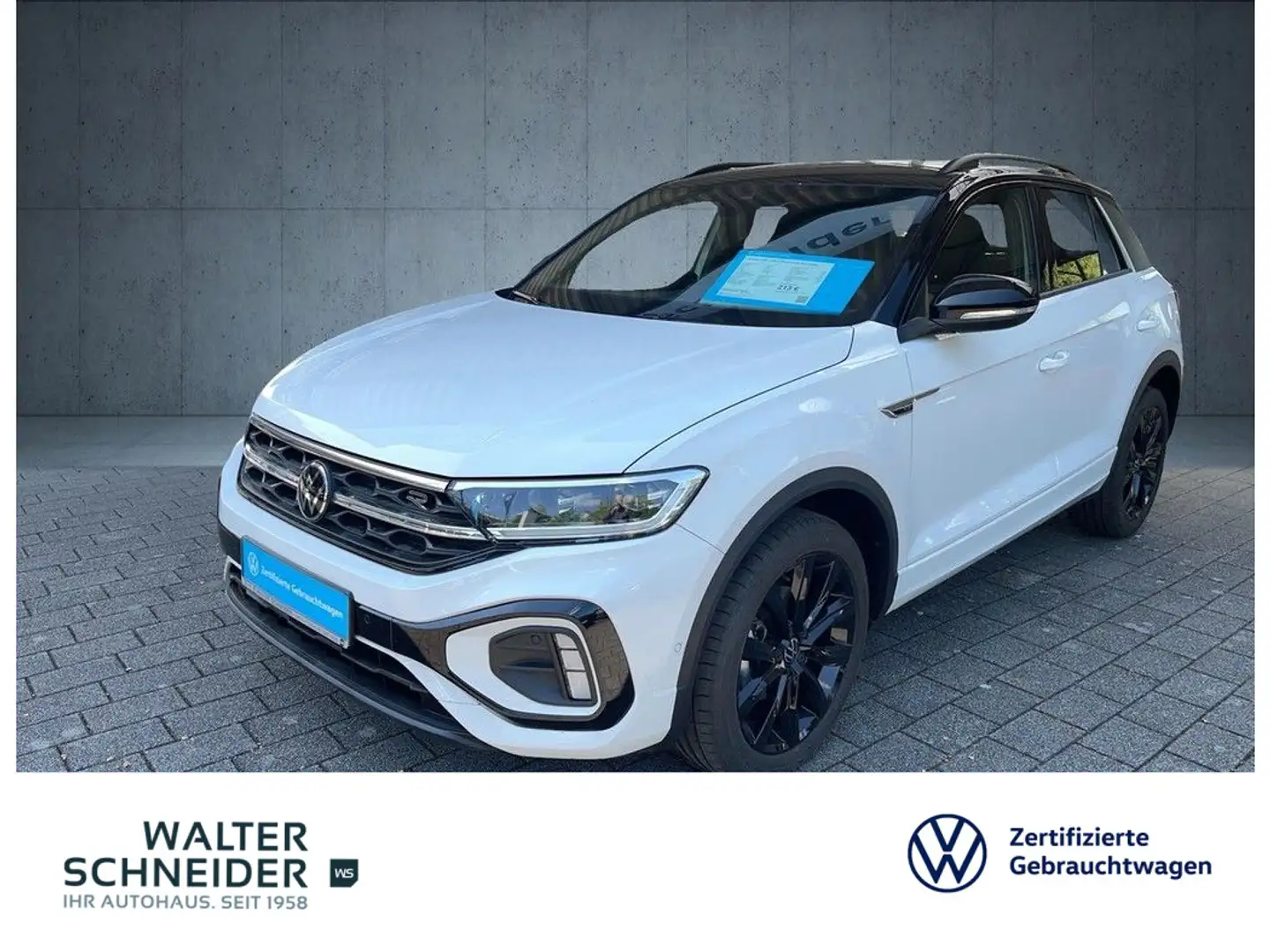 Volkswagen T-Roc 1.0 TSI R-Line Black Style Navi LEDplus Weiß - 1