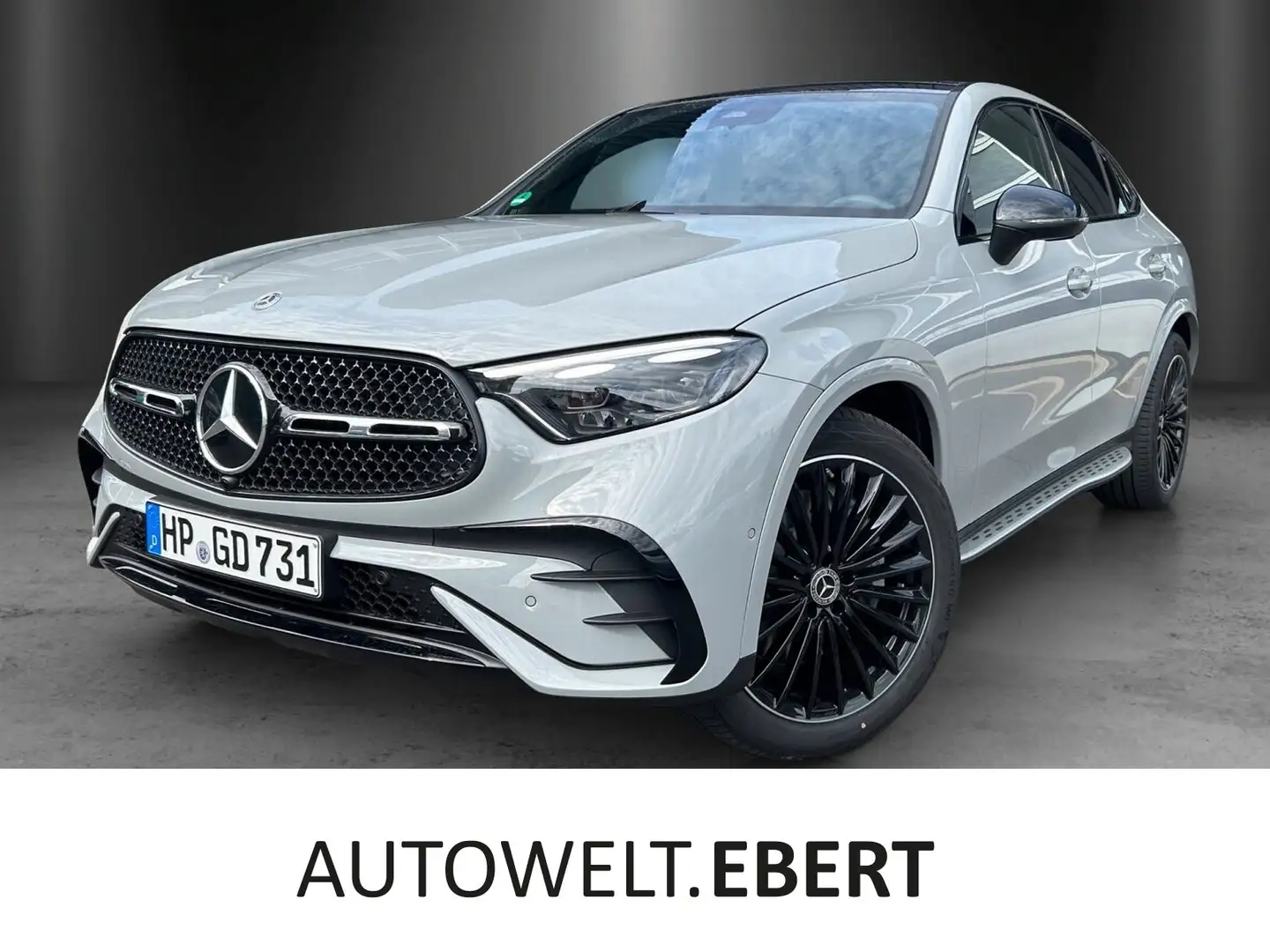 Mercedes-Benz GLC 300 4M Coupé AMG Pano AHK Memory DISTRO Grijs - 1