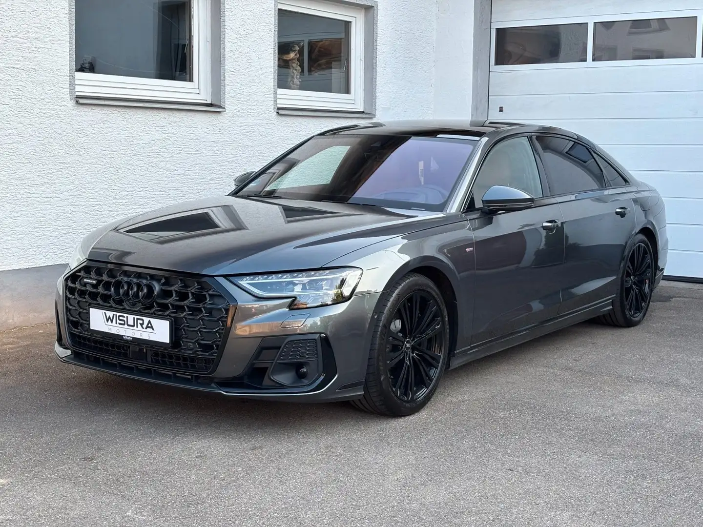 Audi A8 60 TFSI e L quattro S-Line B&O lang Grau - 2