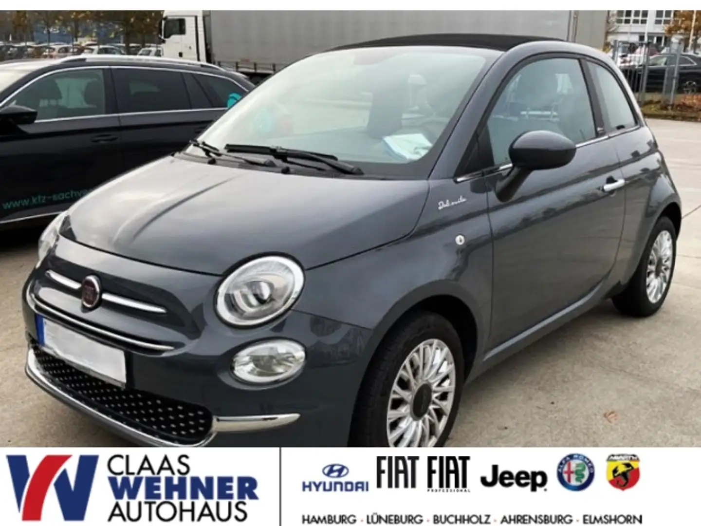 Fiat 500C DolceVita 1.0 Mild Hybrid Einparkhilfe, Appradio,D Gri - 1