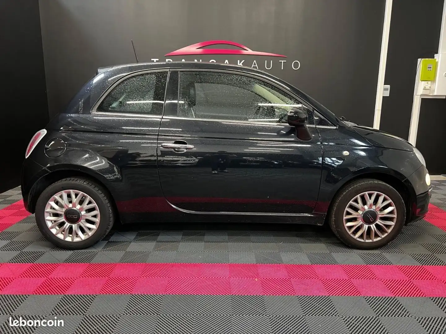 Fiat 500 SERIE 3 1.2 8V 69 ch Lounge Dualogic Noir - 2