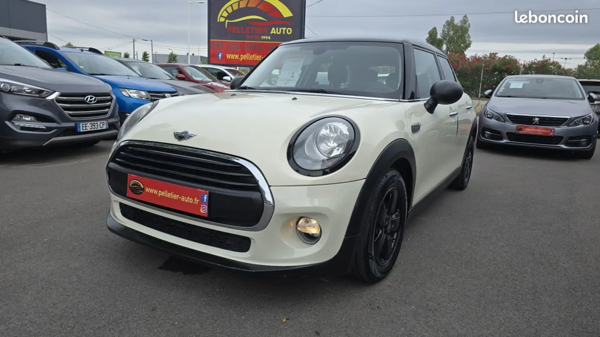 MINI One D HATCH One D 95 ch Finition Salt Blanc - 1