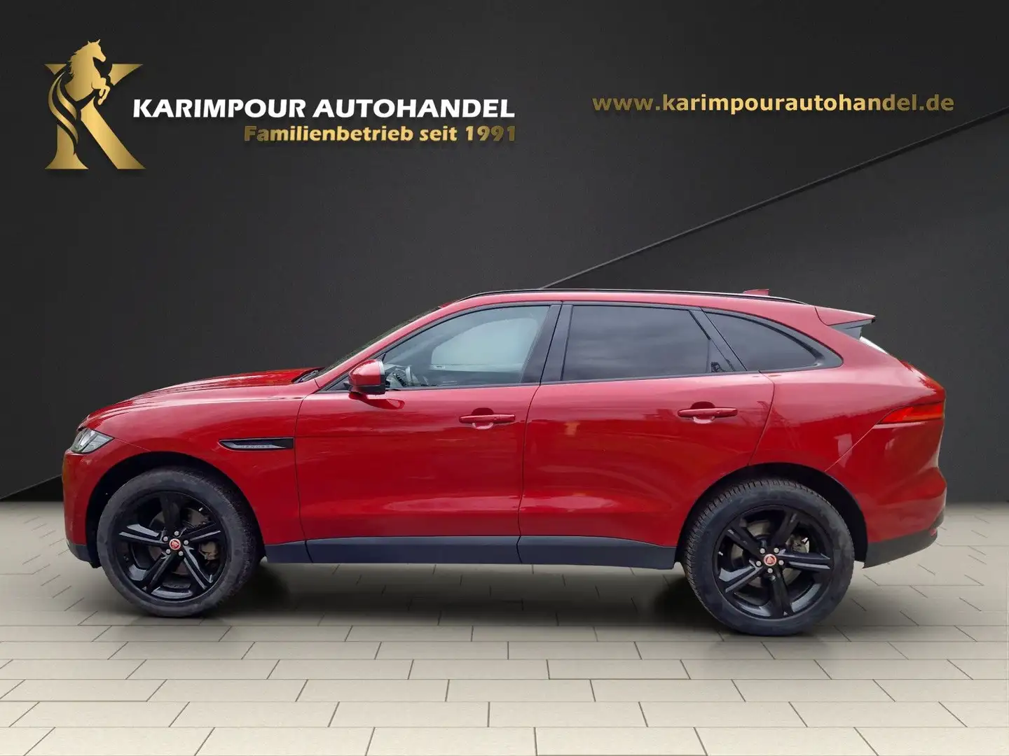 Jaguar F-Pace 30d AWD S *Leder*Navi*Pano*Motorschaden* Rood - 2