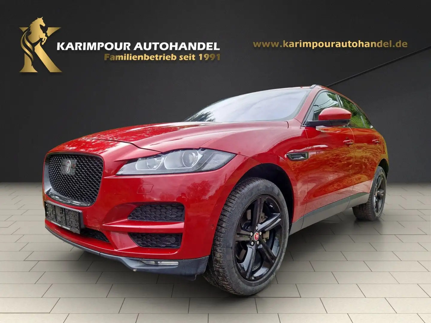 Jaguar F-Pace 30d AWD S *Leder*Navi*Pano*Motorschaden* Rood - 1