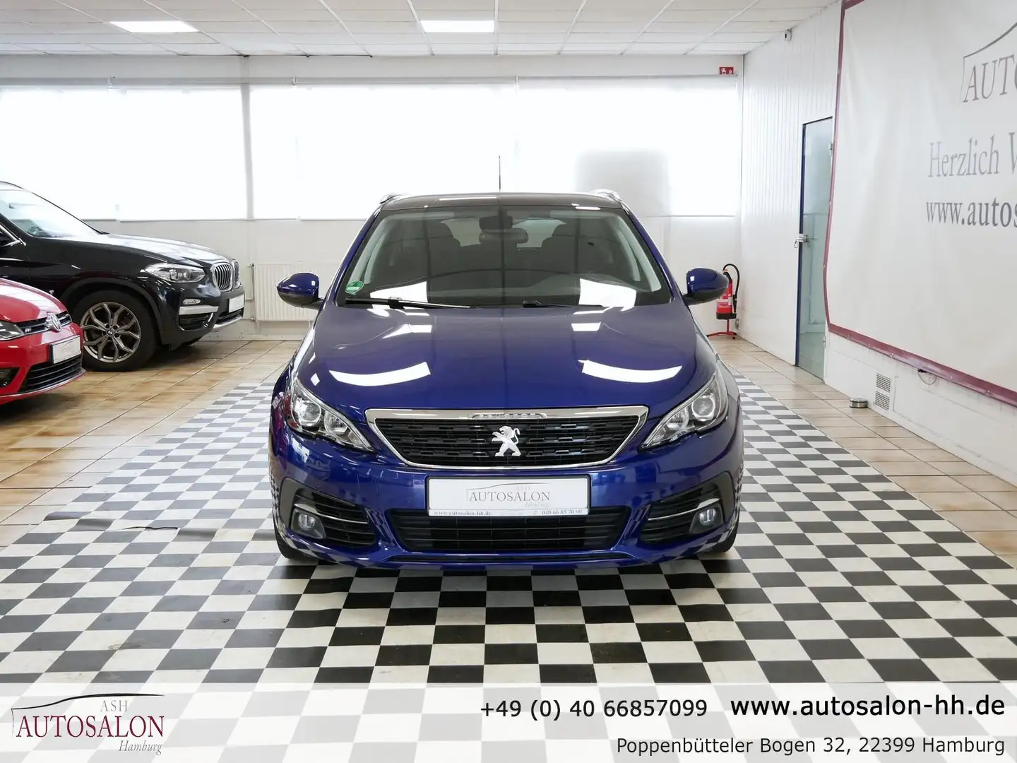 Peugeot 308 SW Style*2Vorb Rentner*Servicege.*Navi P.*Pano.*AH Blauw - 2