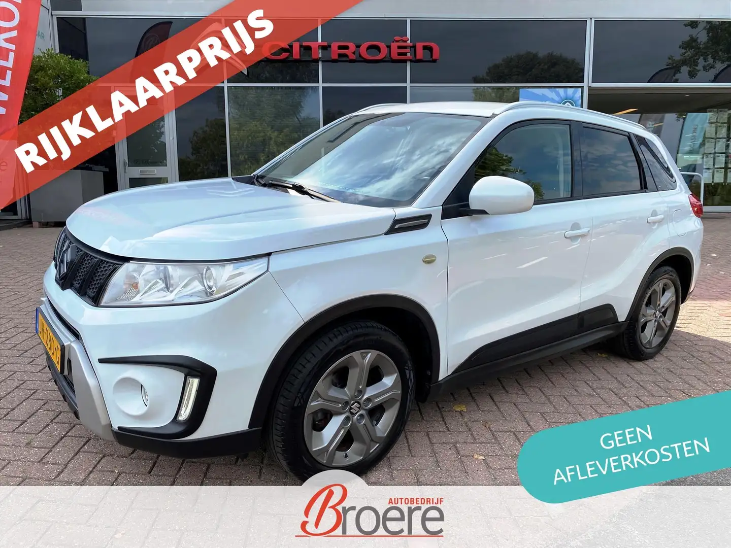 Suzuki Vitara 1.6 VVT 120pk 2WD Automaat Exclusive | trekhaak, m Blanc - 1