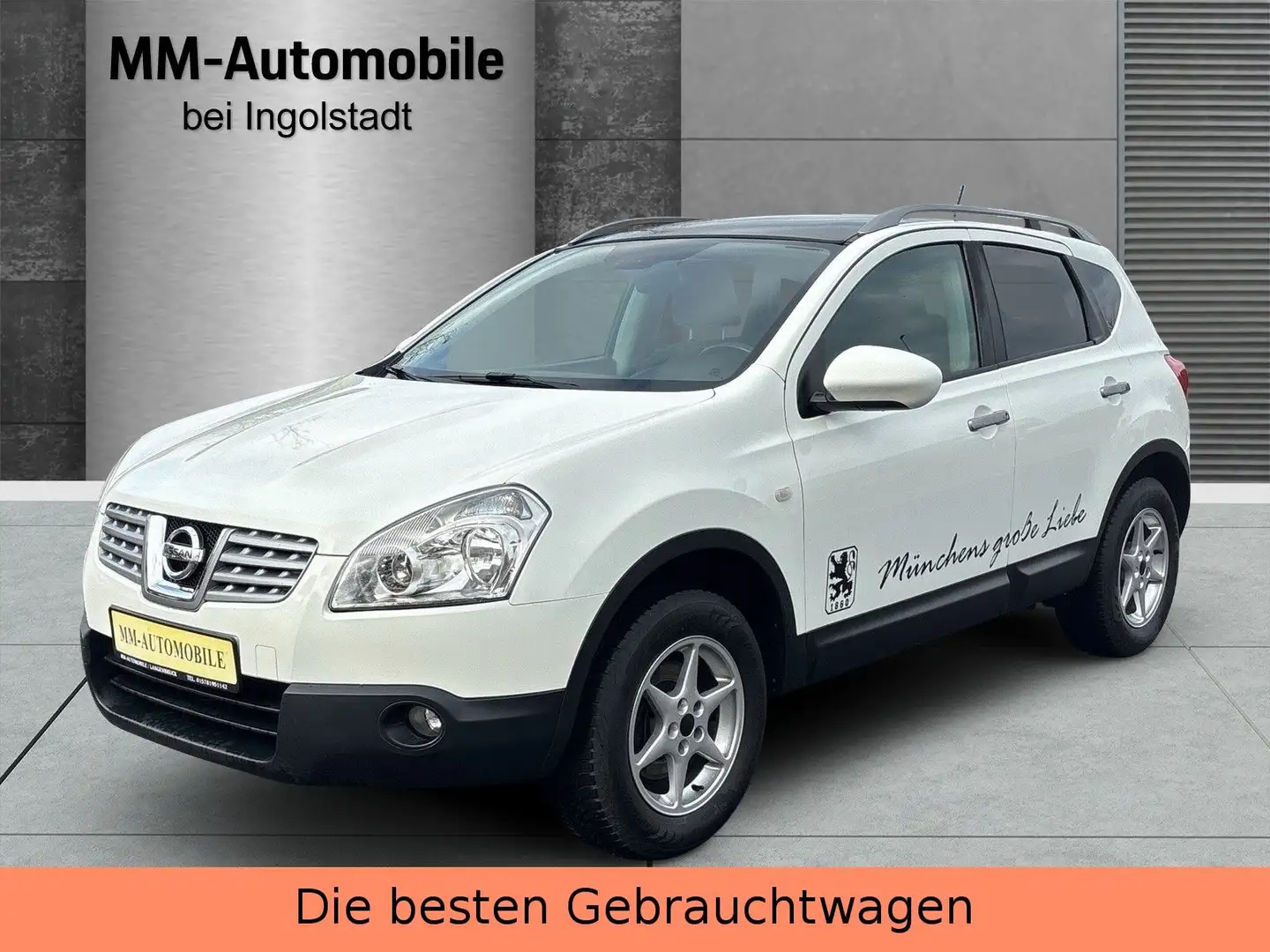 Nissan Qashqai I-Way 4X4-PANORAMA-ALU-CAMERA-TÜV NEU Weiß - 1