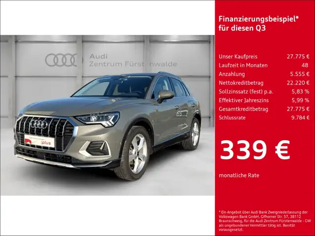 Audi Q3 1.5 35 TFSI S tronic advanced Navi Digitales Cockp